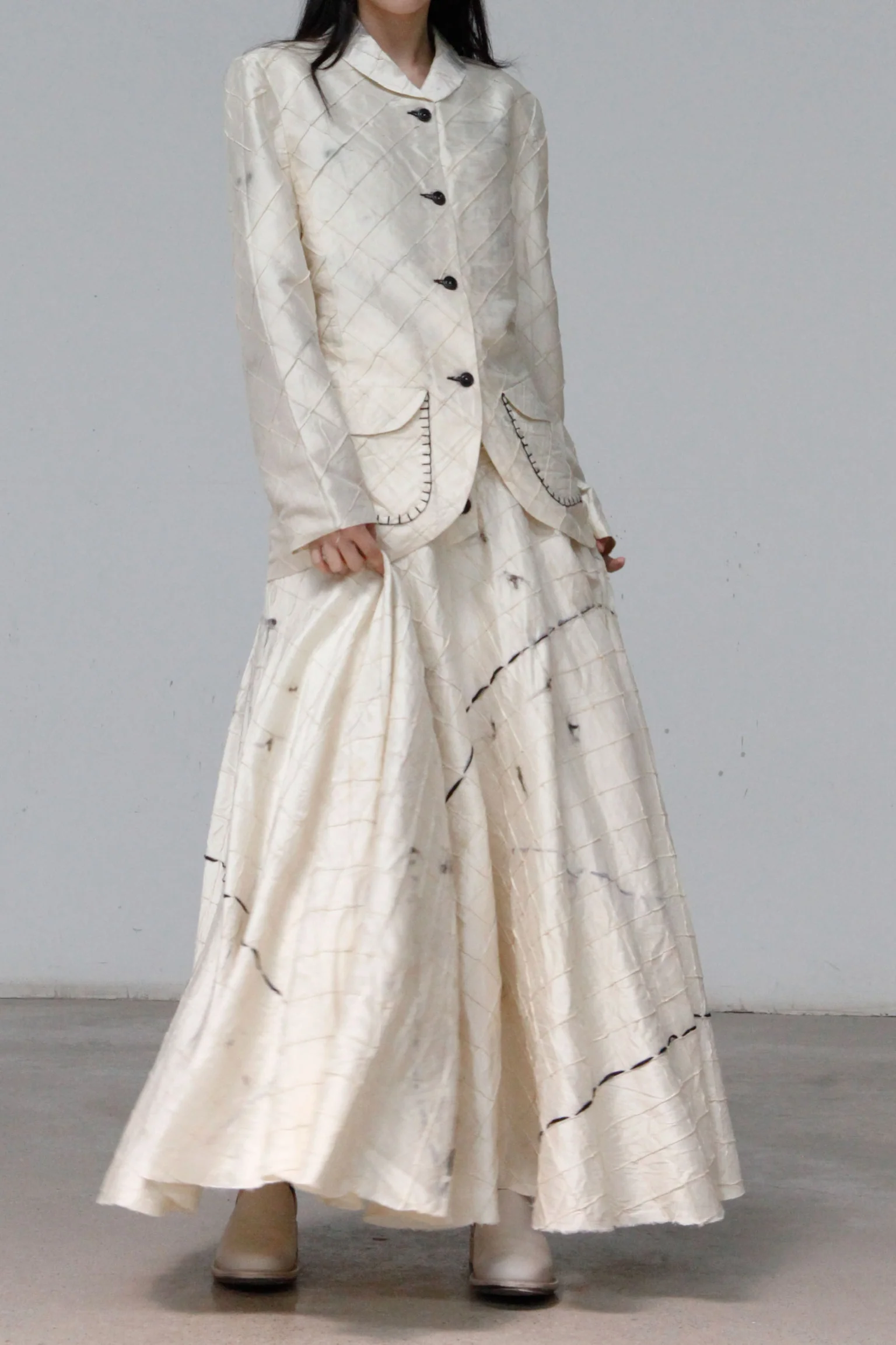 MUTEDANCE Silk Prismatic Jacket MD22SS49 Off-White PM33 - Image 4