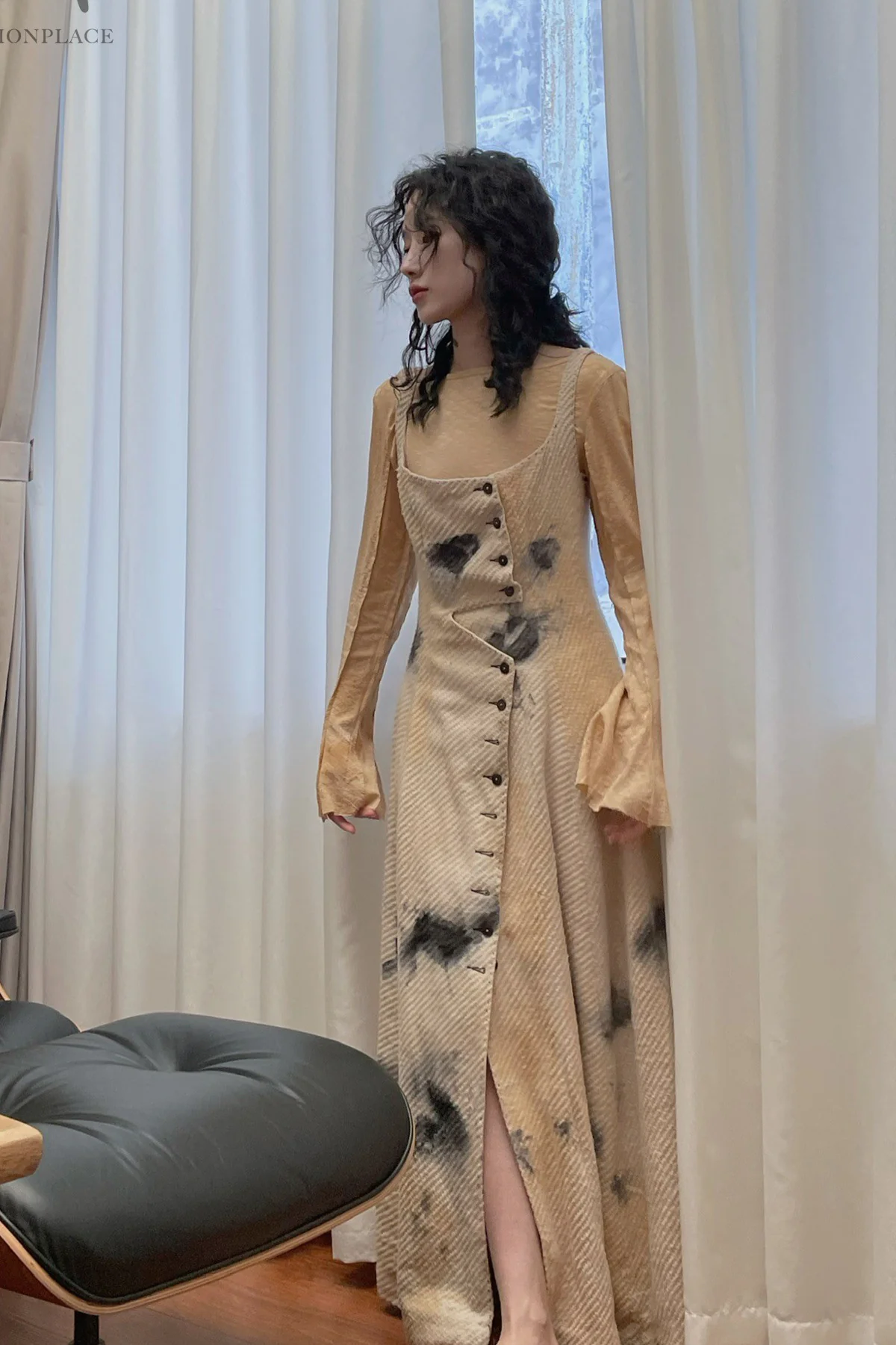 MUTEDANCE Silk Tunic Dress MD20FW14 - Image 18