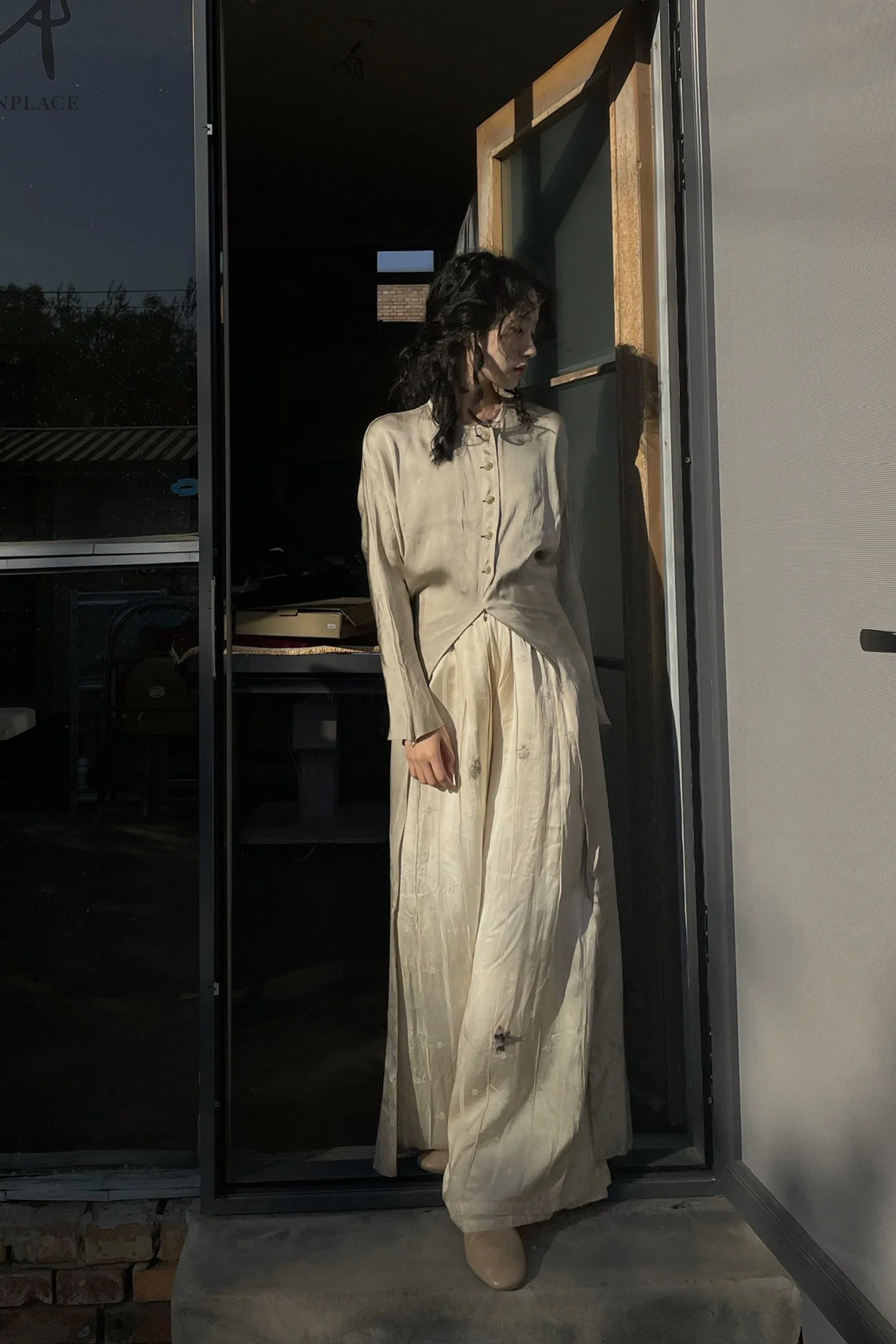 MUTEDANCE silk wide-leg pants MD21FW41 - Image 39