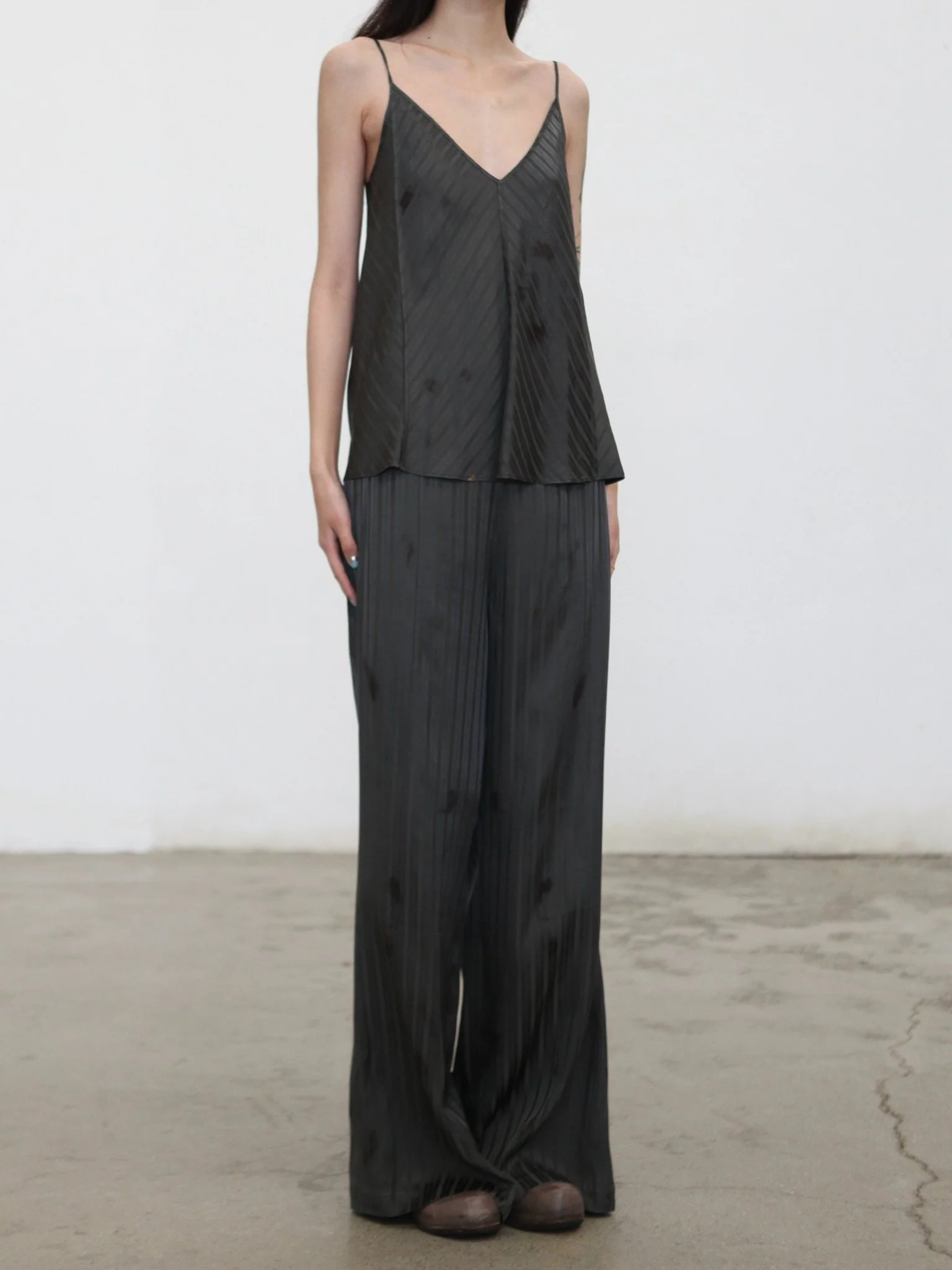 Mutedance Spring/Summer 2026 Elastic Wide-Waist Casual Pants, Plant Dye MD-MD26SS126 (MD-MD26SS125) - Image 10
