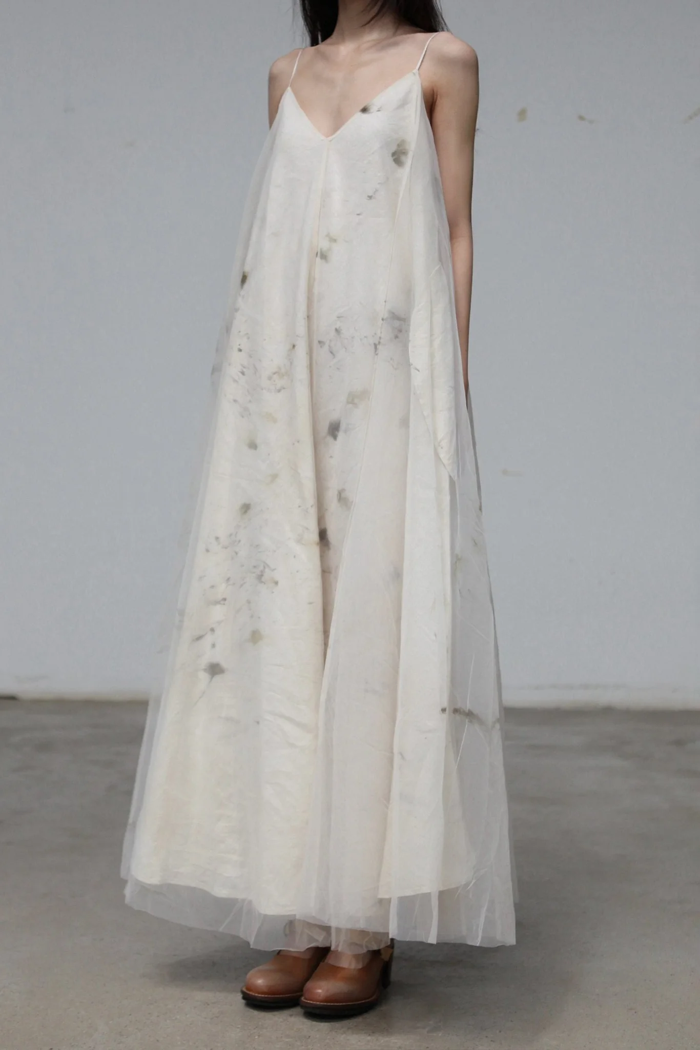 Mutedance Spring/Summer 2026 Floral Dye Spaghetti Strap Maxi Dress MD-MD26SS17 - Image 2