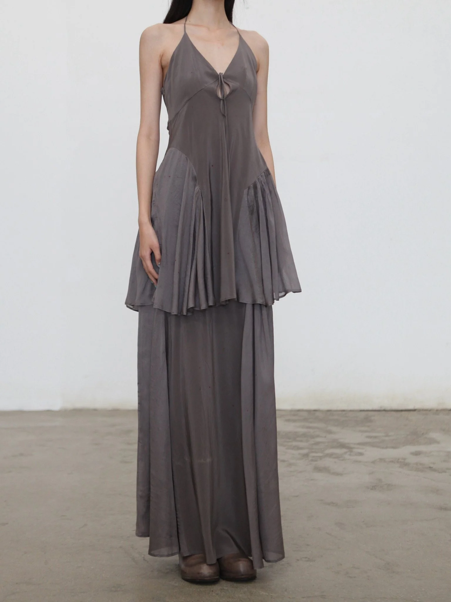 Mutedance Spring/Summer 2026 Handmade Plant-Dyed Midi Skirt MD-MD26SS110 (MD26SS109) - Image 12