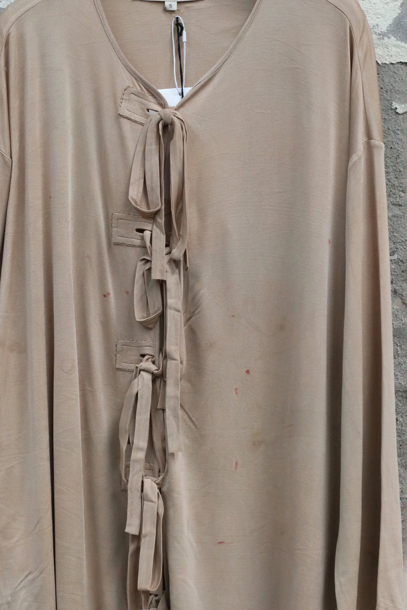 Mutedance Spring/Summer 2026 Plant-Dyed Drawstring Shirt MD-MD26SS179 - Image 8