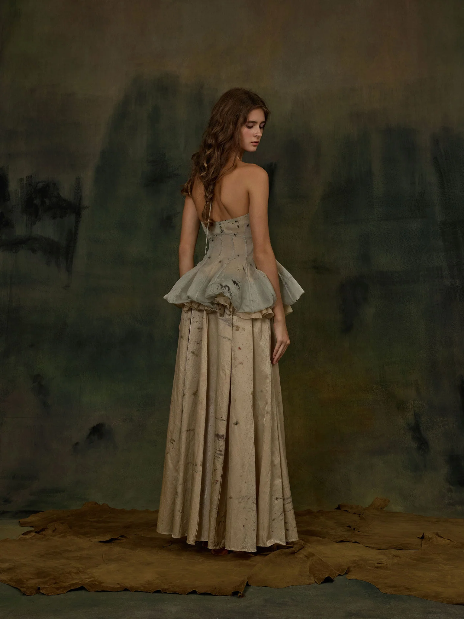 Mutedance Spring/Summer 2026 Plant-Dyed Pleated Skirt MD-MD26SS130 - Image 11