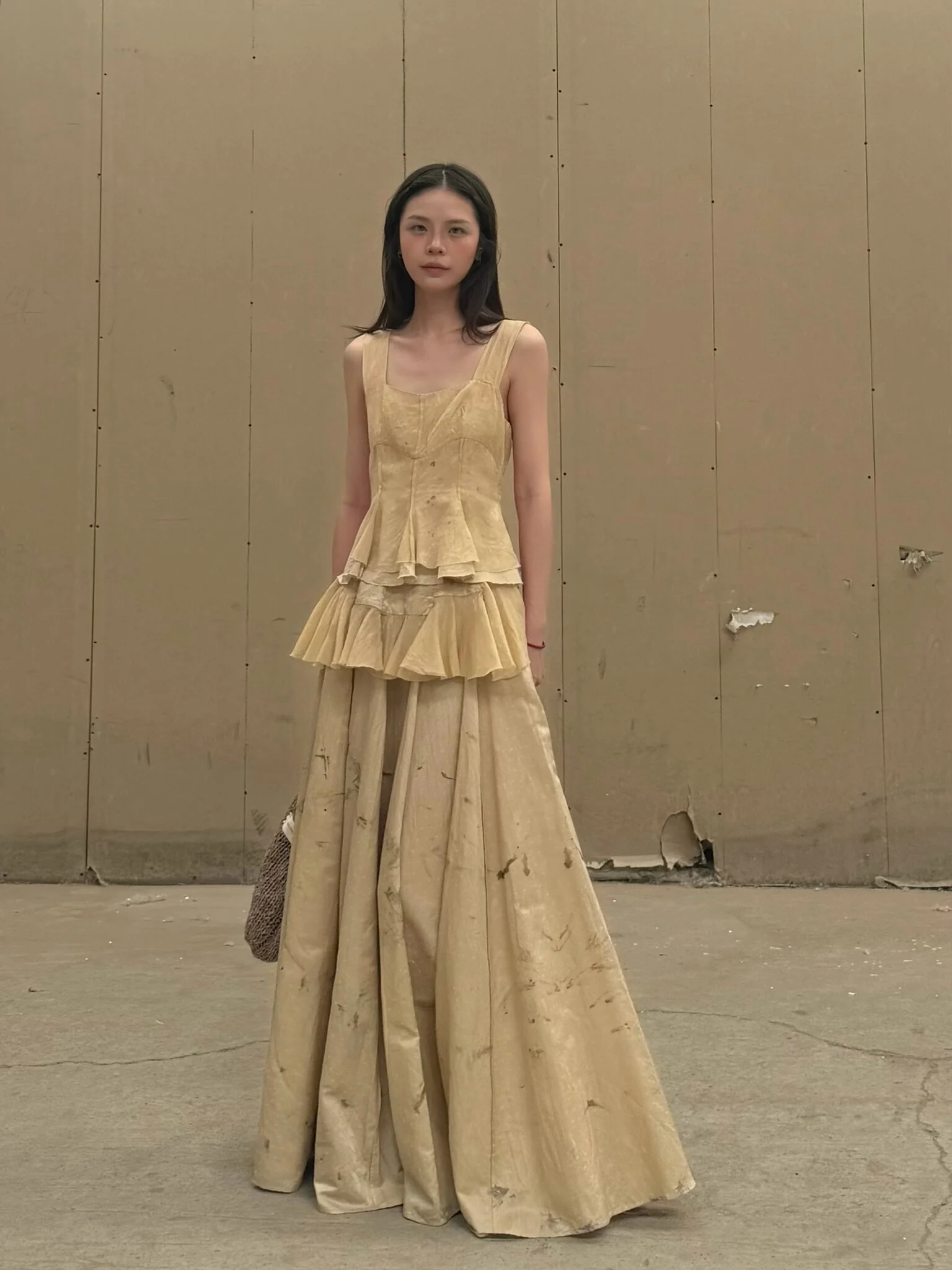 Mutedance Spring/Summer 2026 Plant-Dyed Pleated Skirt MD-MD26SS130 - Image 12