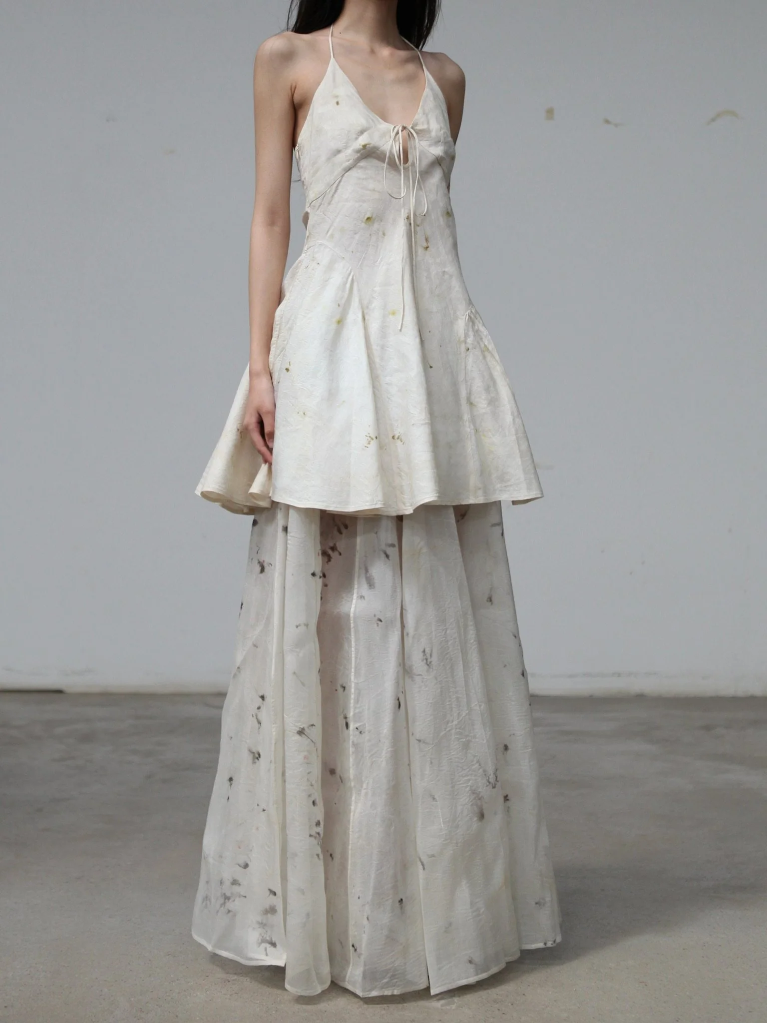 Mutedance Spring/Summer 2026 Plant-Dyed Pleated Skirt MD-MD26SS131 - Image 10
