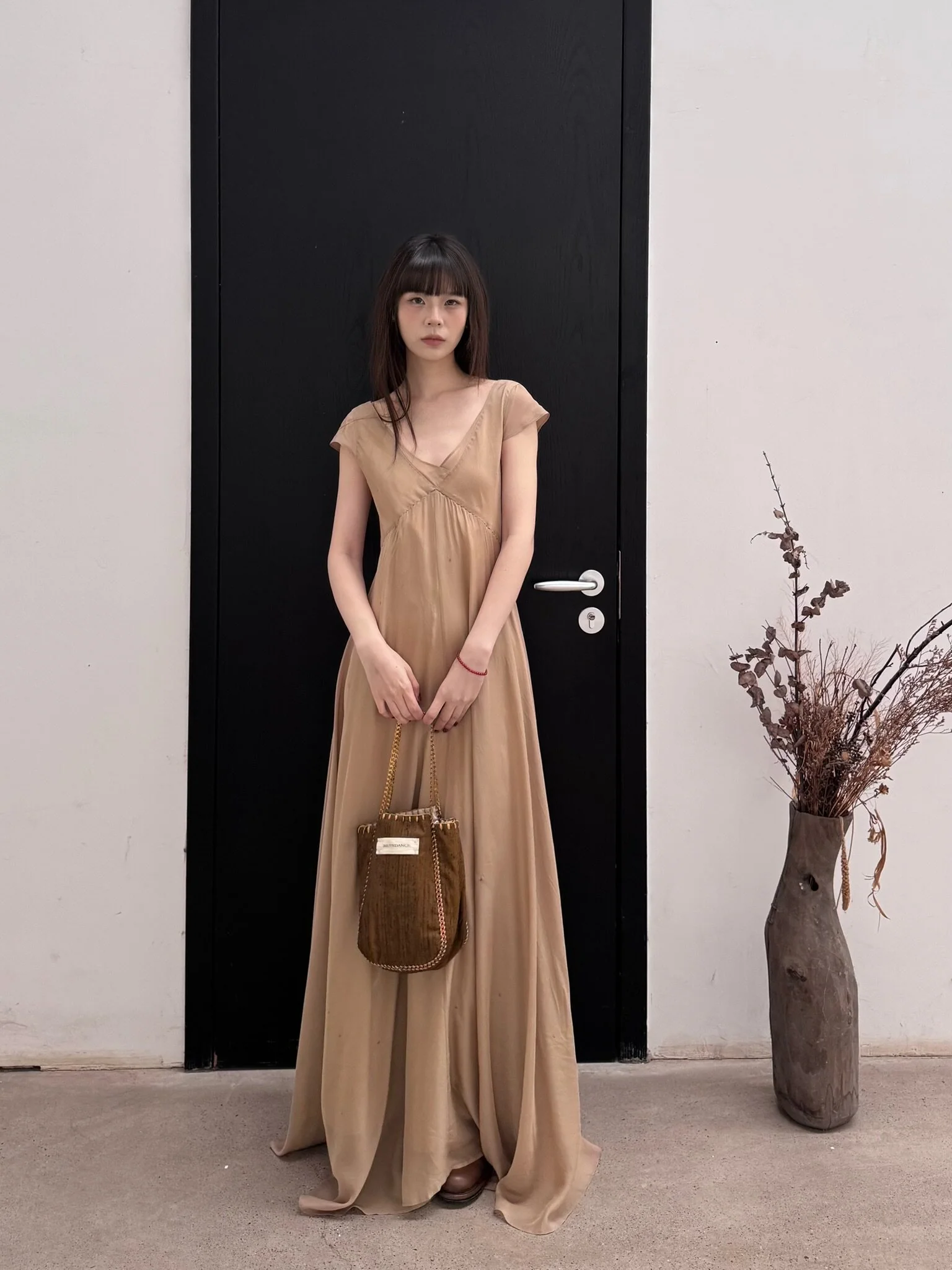 Mutedance Spring/Summer 2026 Round Neck Fitted Waist Dress MD-MD26SS60 - Image 18