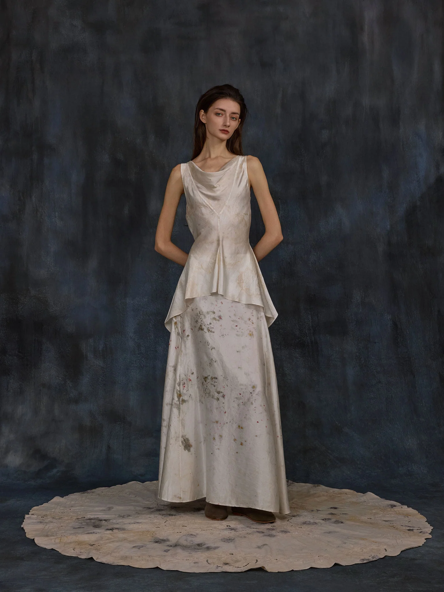 Mutedance Spring/Summer 2026 Silk Midi Skirt, Plant Dyed, High-Quality Handmade, MD-MD26SS107 - Image 12