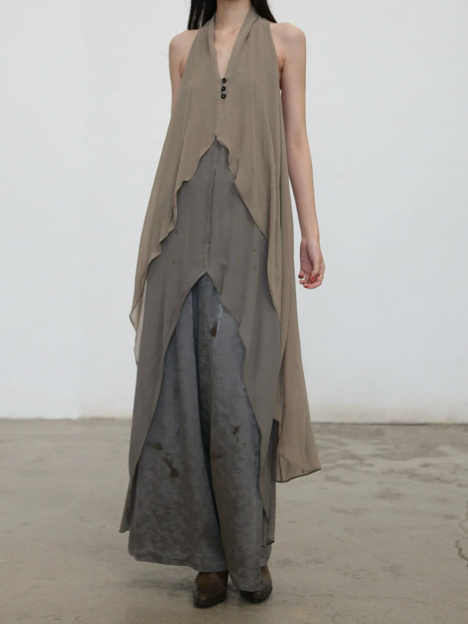 Mutedance Spring/Summer 2026 Straight Leg Casual Pants, Plant Dye, MD-MD26SS159 (MD26SS157) - Image 8