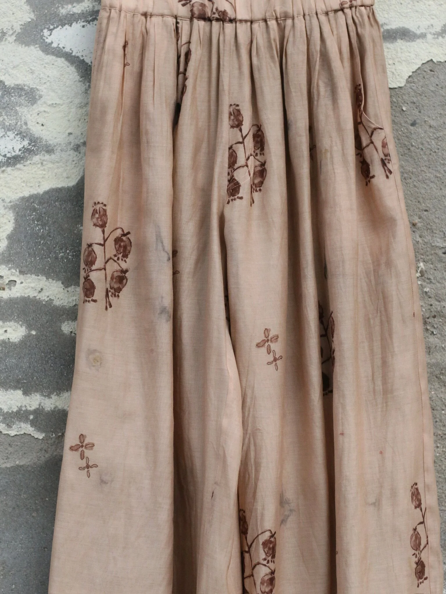Mutedance Spring/Summer 2026 Wide-Waisted Casual Pants, Plant Dye, MD-MD26SS170 - Image 3