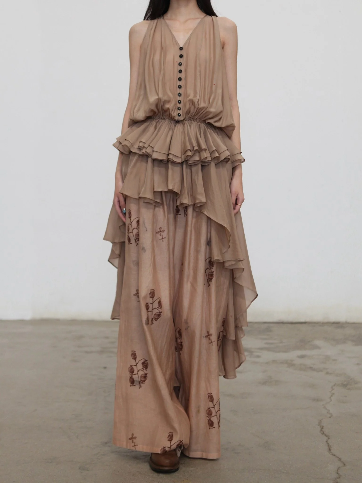 Mutedance Spring/Summer 2026 Wide-Waisted Casual Pants, Plant Dye, MD-MD26SS170 - Image 8