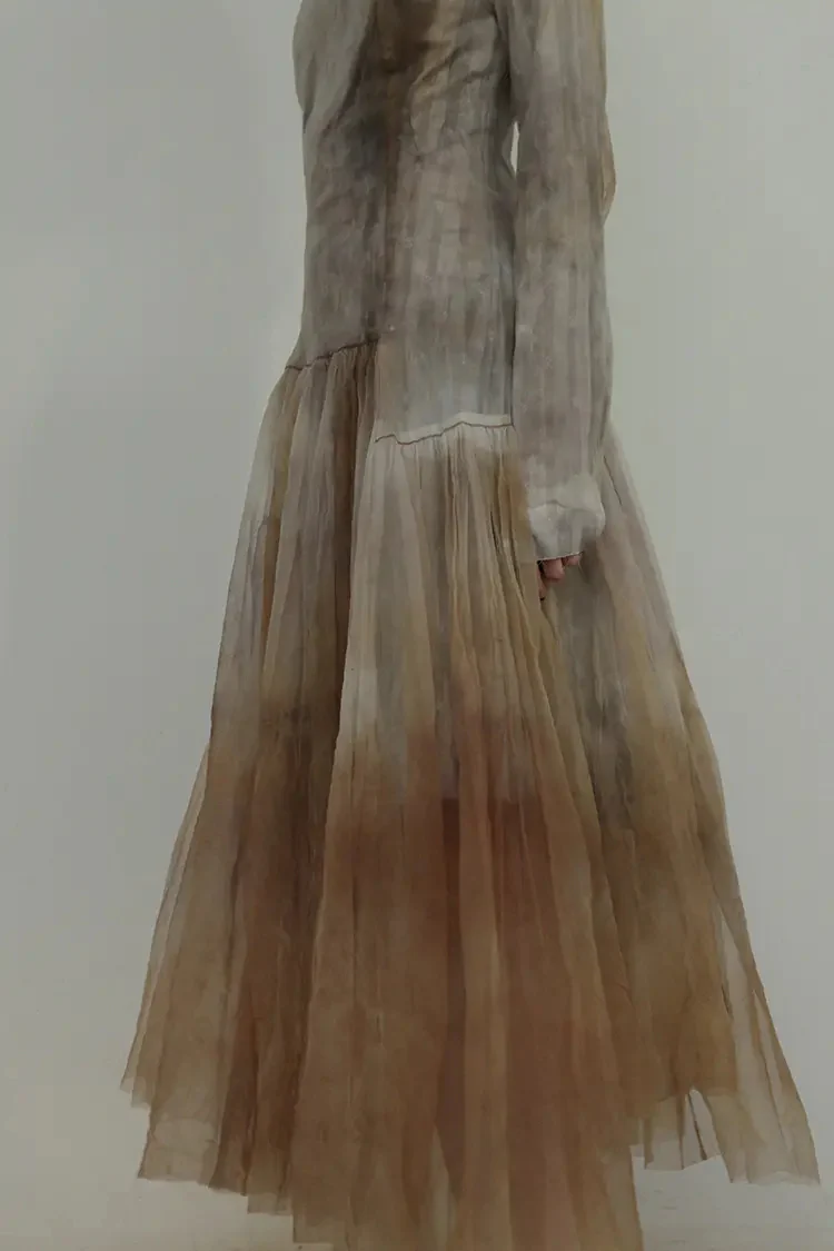 MUTEDANCE Square Neck Silk Dress MD20FW03 - Image 6