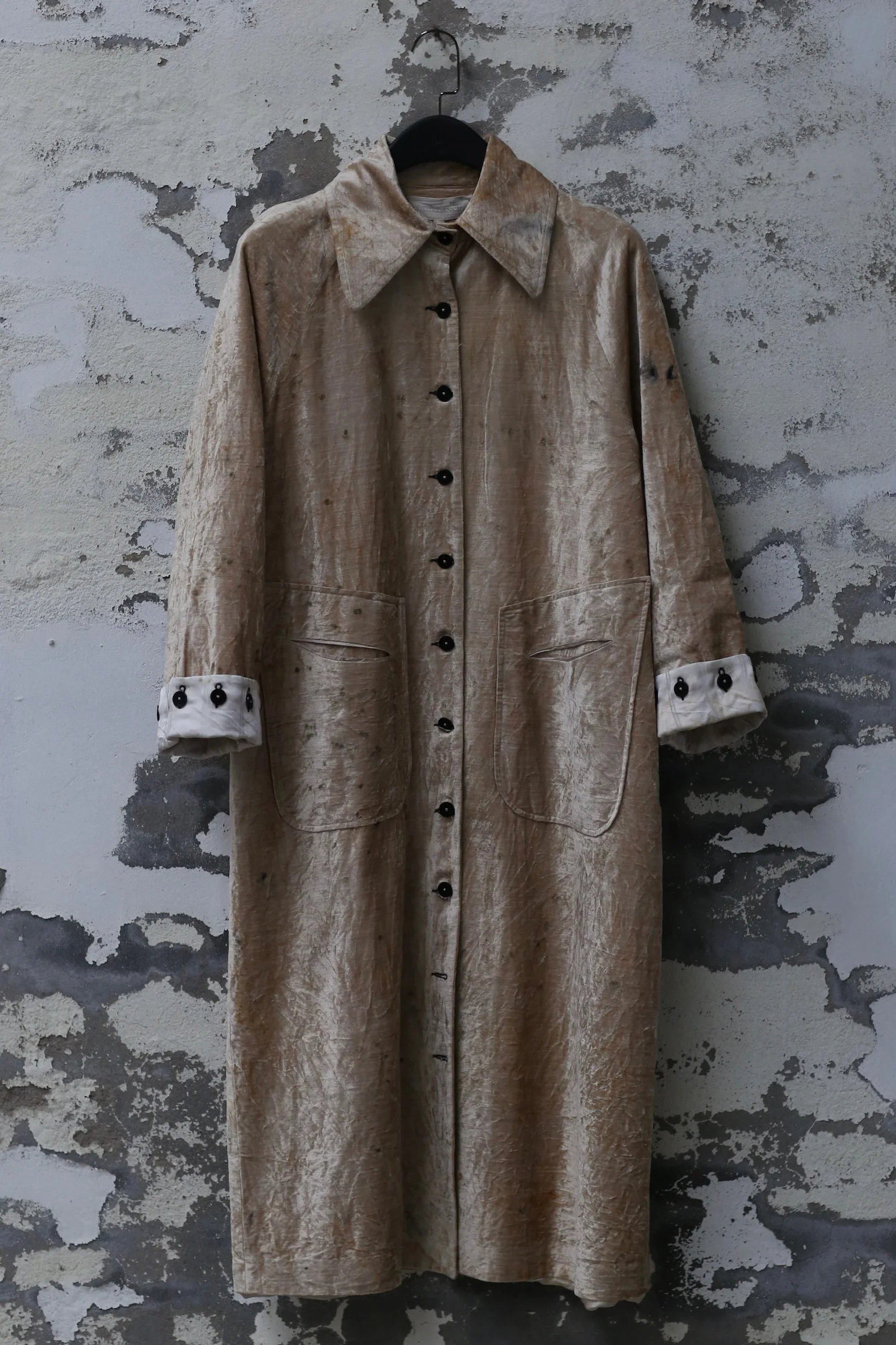 MUTEDANCE stand collar dyed textured jacket MD23FW57 bare color PM102 - Image 9