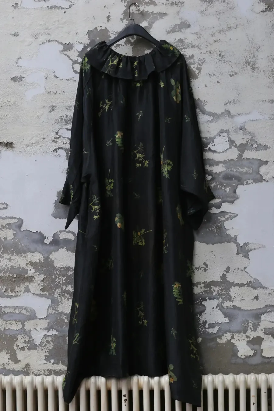 Mutedance 24 Spring/Summer Wide Shoulder Dress Series Silk MD-MD24SS45-SHENLV Dark Green PM116 - Image 8