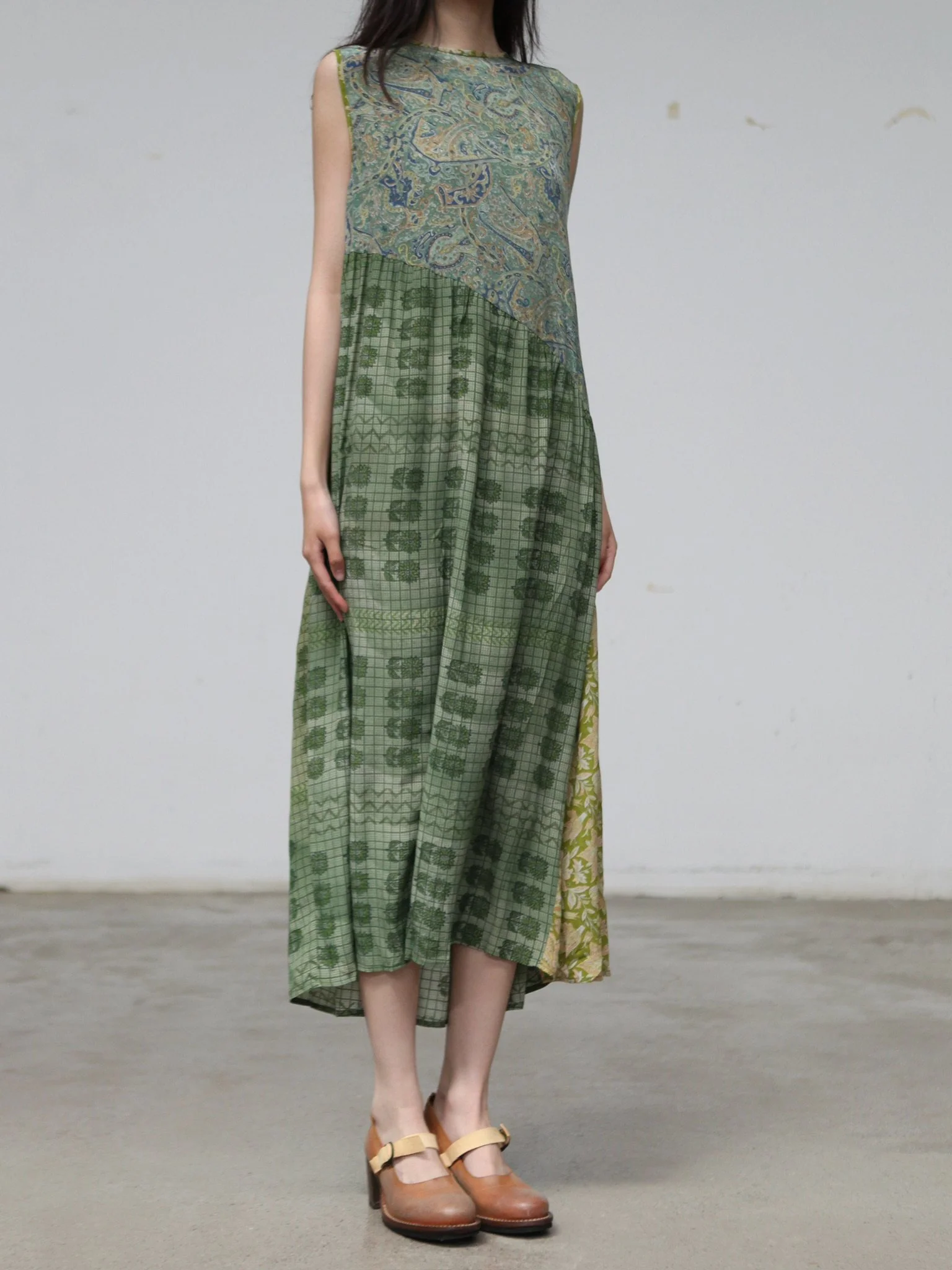 NAMAI Spring/Summer 2026 Anan Long Sleeveless Dress, Recycled Cotton NM-NMAB001-1 - Image 3