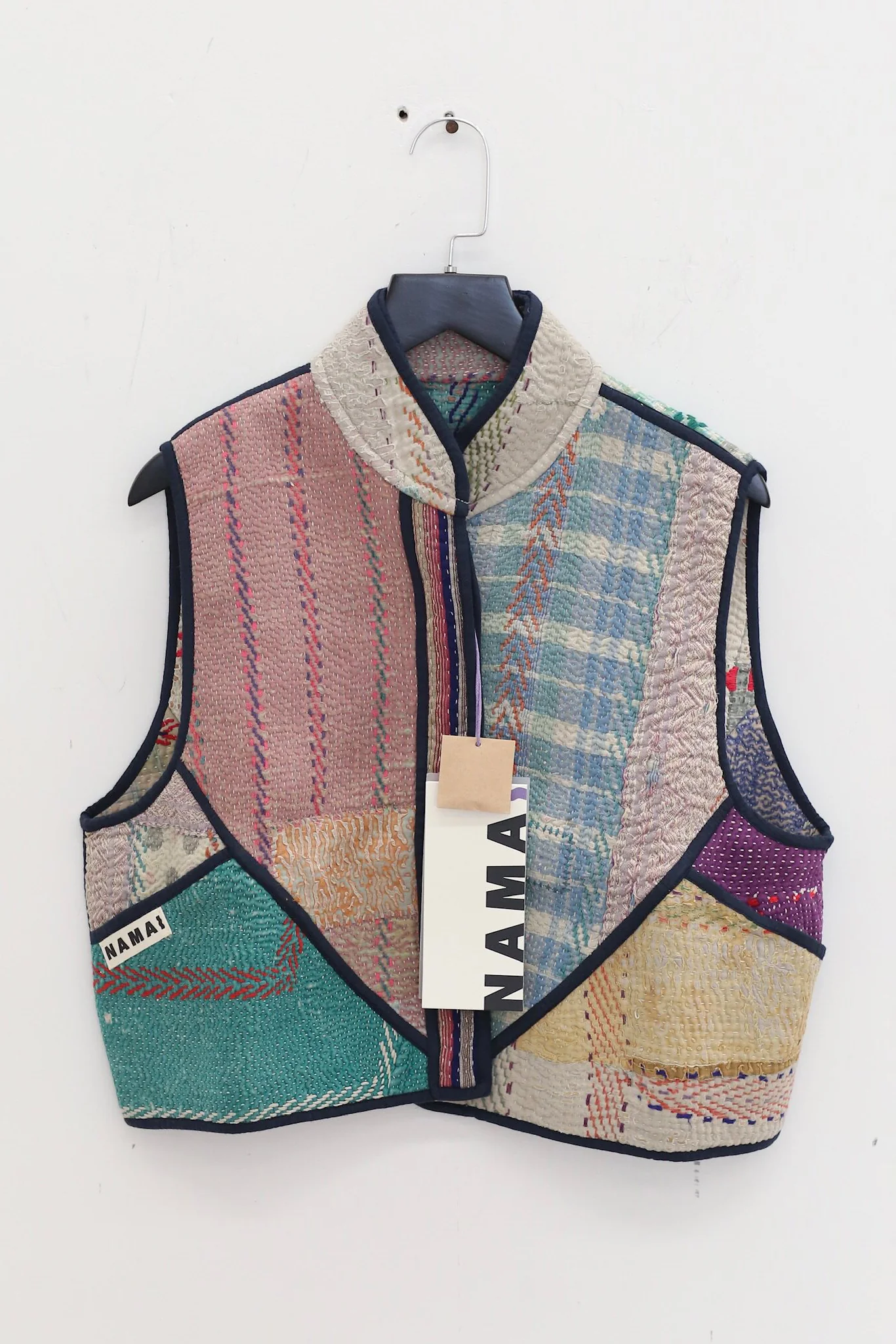 NAMAI Spring/Summer 2026 Kantha Vest, Recycled Cotton NM-NMGA001-5