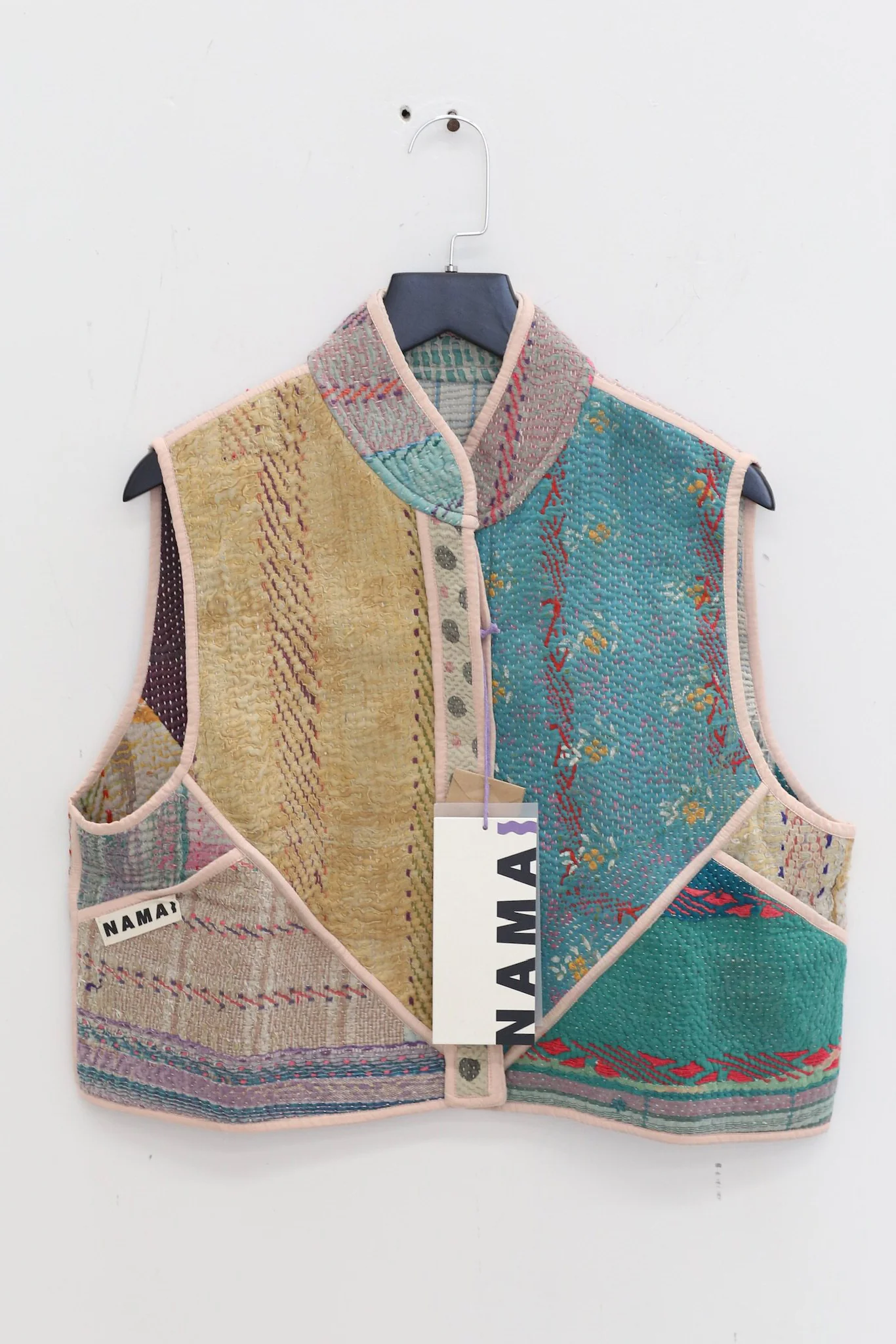 NAMAI Spring/Summer 2026 Kantha Vest, Recycled Cotton NM-NMGA001-9