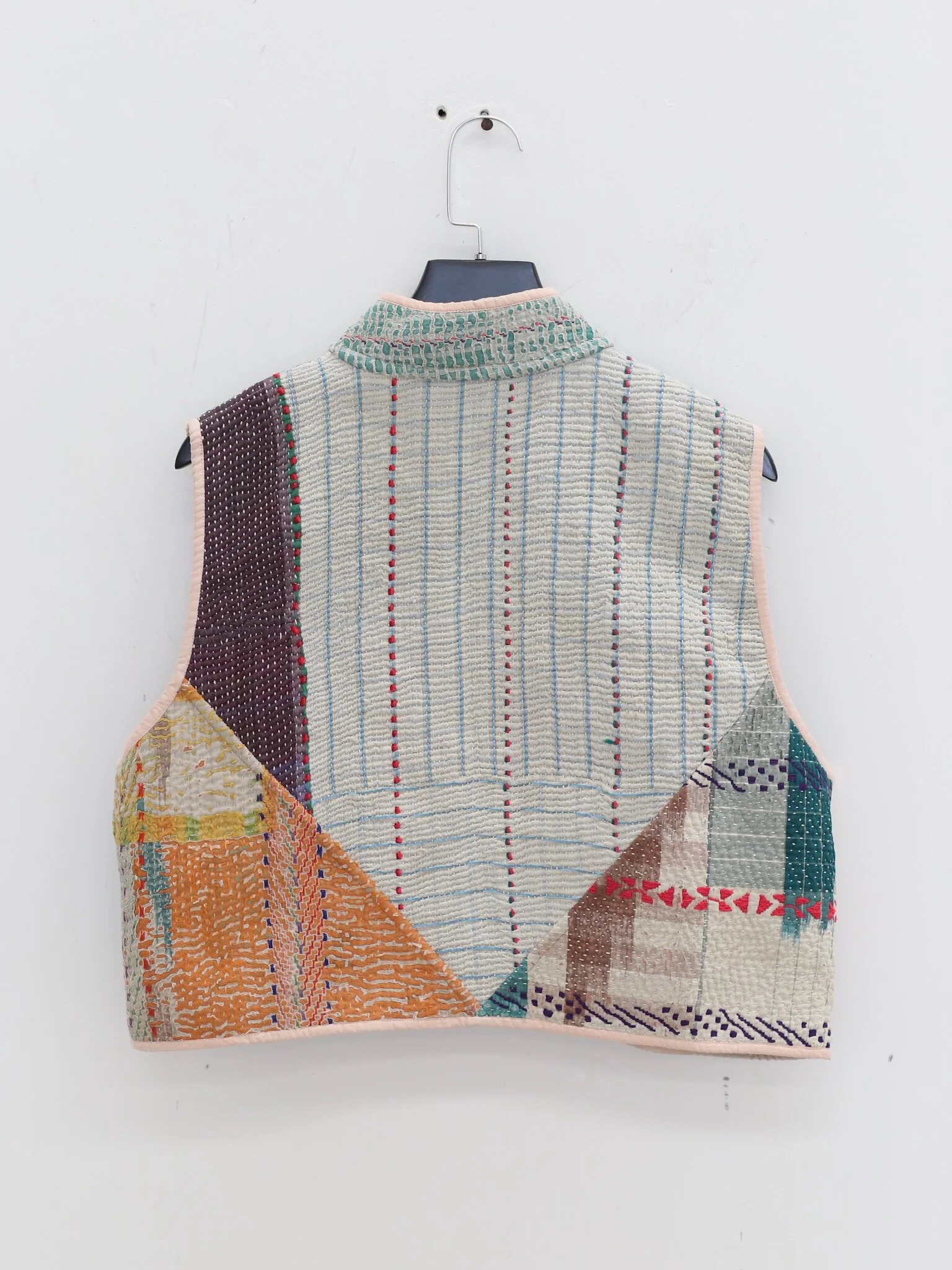 NAMAI Spring/Summer 2026 Kantha Vest, Recycled Cotton NM-NMGA001-9 - Image 4
