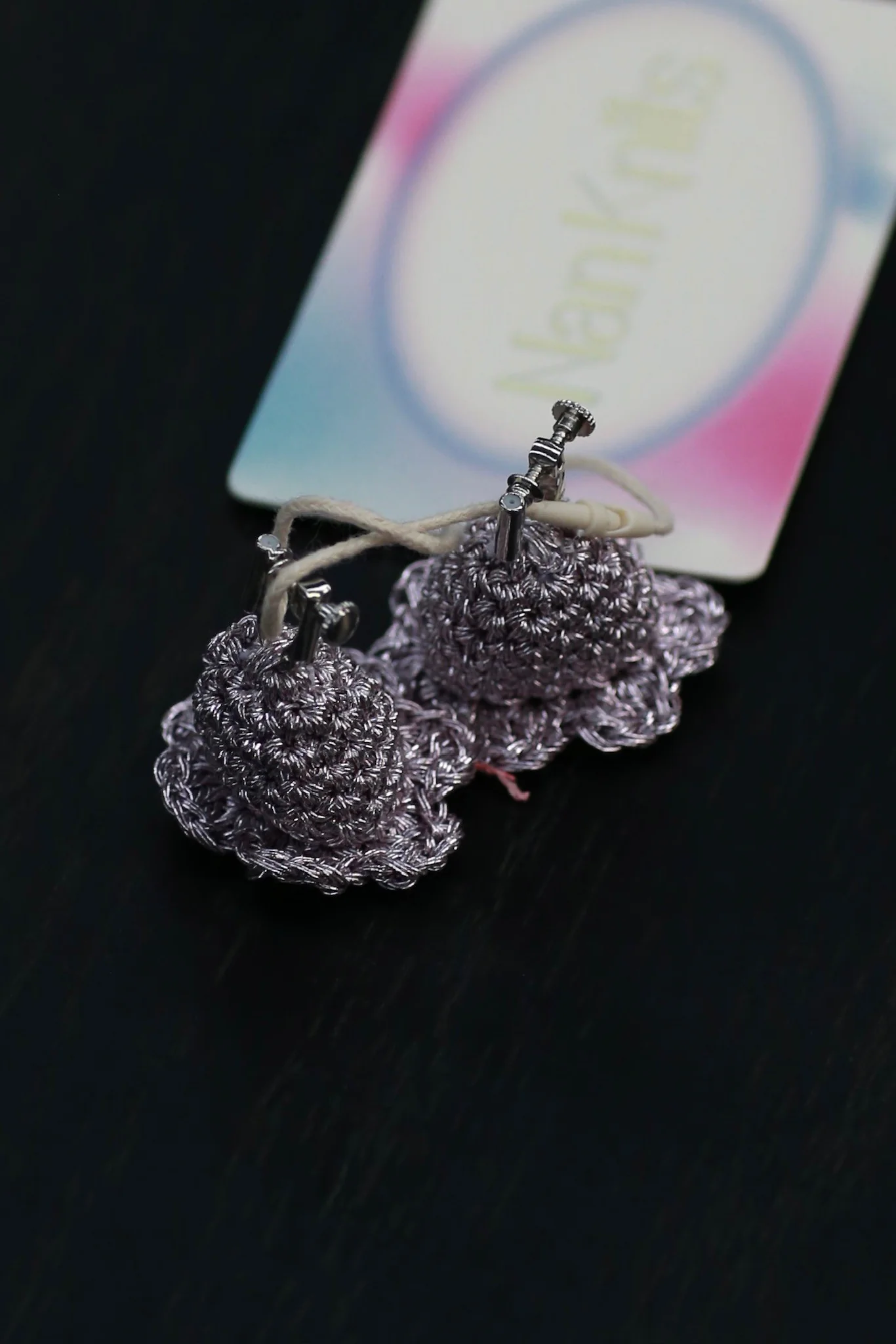 NAN KNITS 24 spring and summer lily of the valley earrings N24SSACC07 pink - Image 2