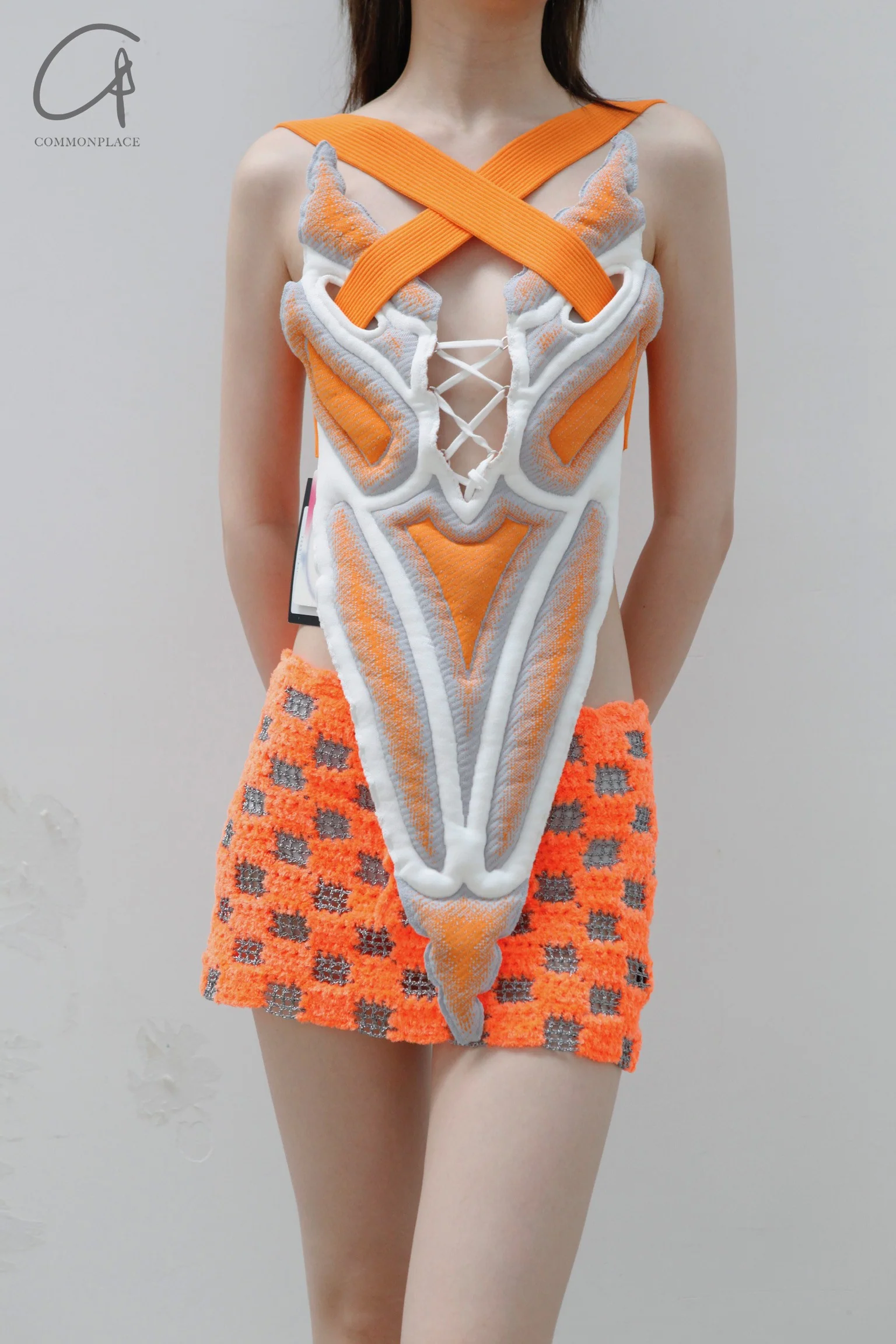 NAN KNITS bulky gradient halter vest 22051795 - Image 2