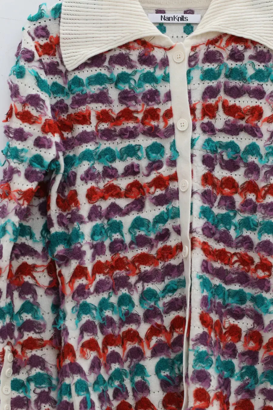 NAN KNITS colorful dot knitted shirt 22111731 - Image 6