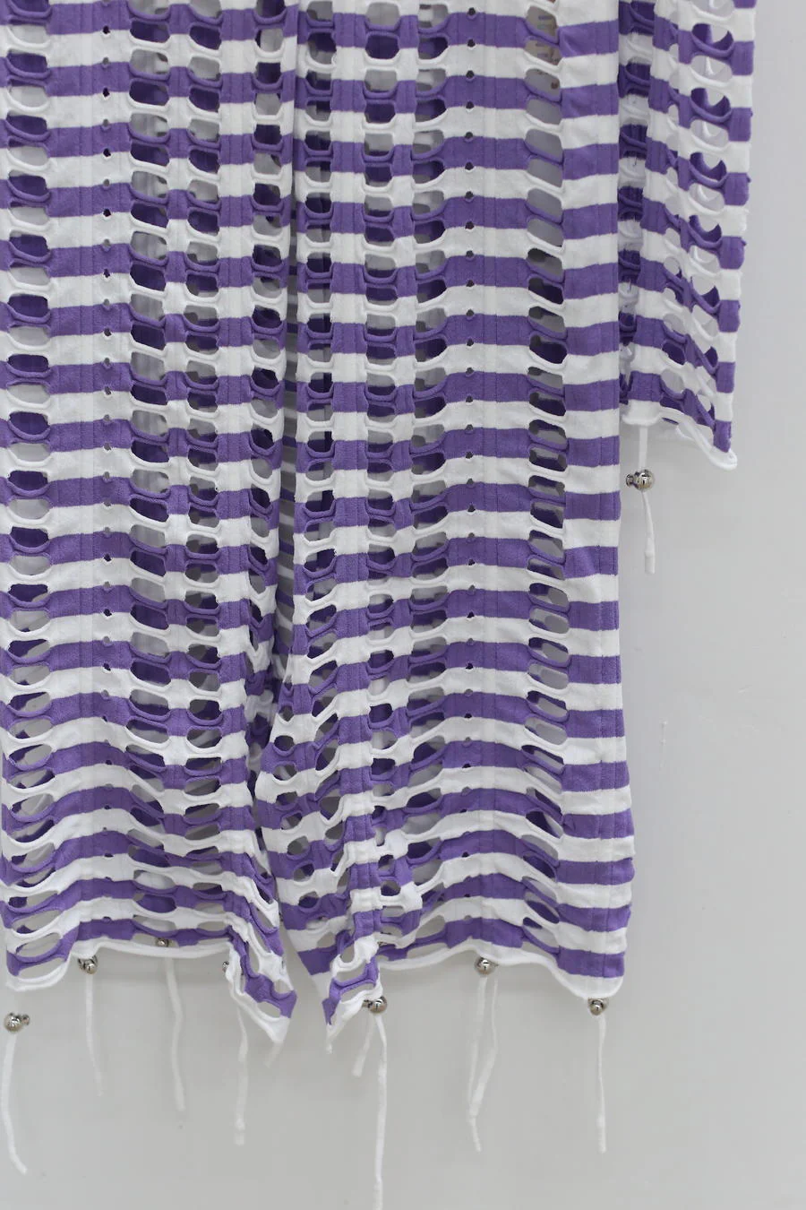 NAN KNITS drawing rope holy -eye collar dress (inner with) 22051709 purple - Image 13