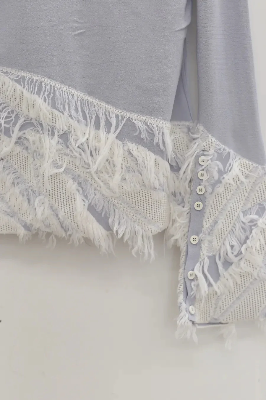 NAN KNITS floating line shirt 22111714 gray - Image 5