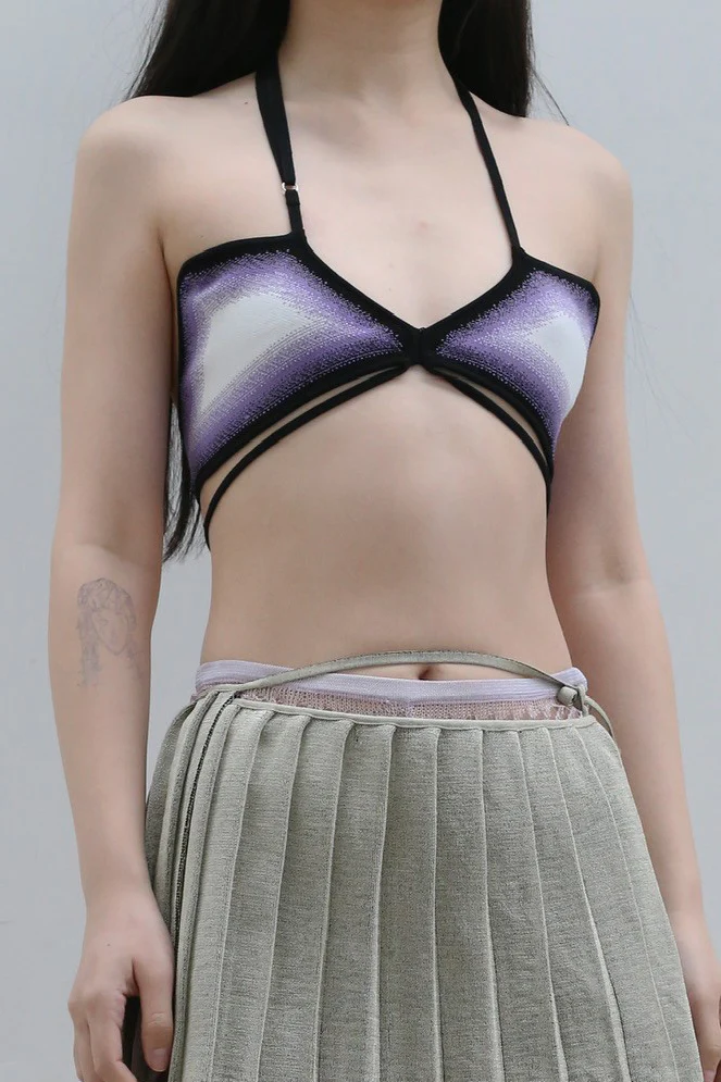 NAN KNITS Gradient Bra 22051767 White