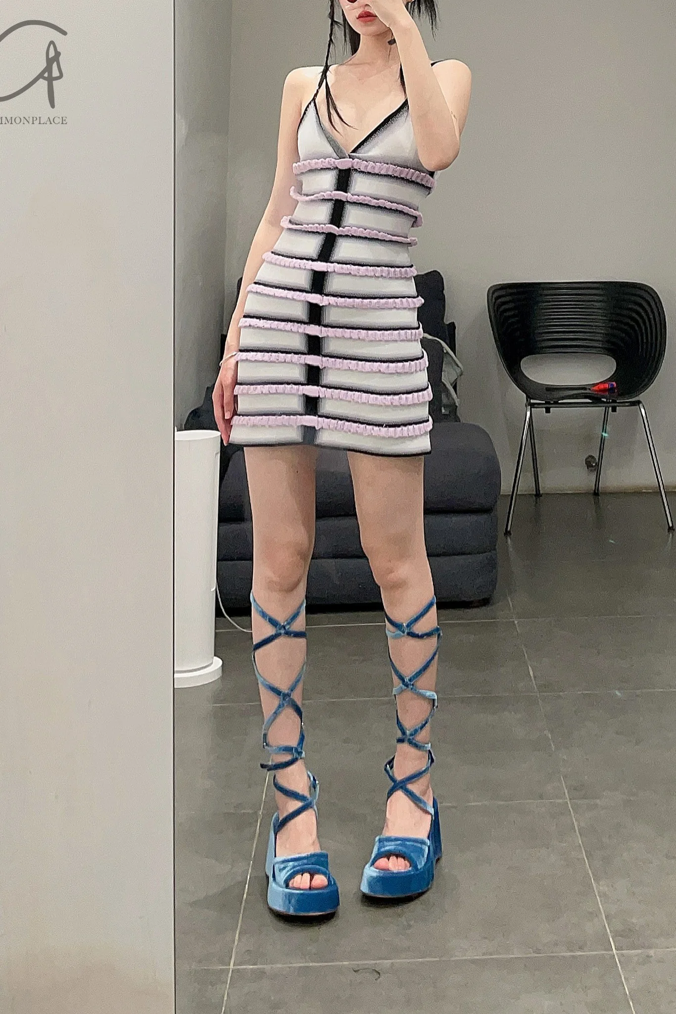 NAN KNITS Gradient striped camisole NAN-22051725-0 color combination - Image 19