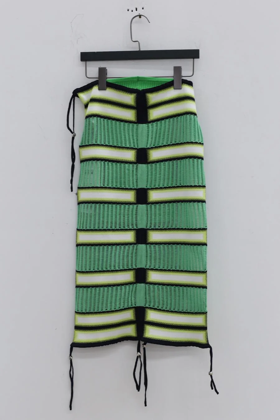 NAN KNITS Gradient striped striped drawing half skirt (with inner) 22051720 color matching - Image 17