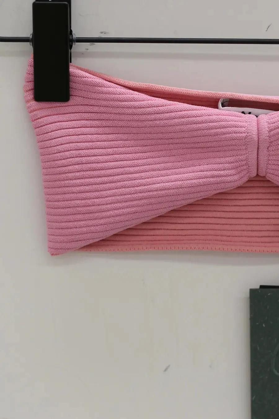 NAN KNITS Intercolor Pit Strip Tube Top 22011163 PPI Pink - Image 2