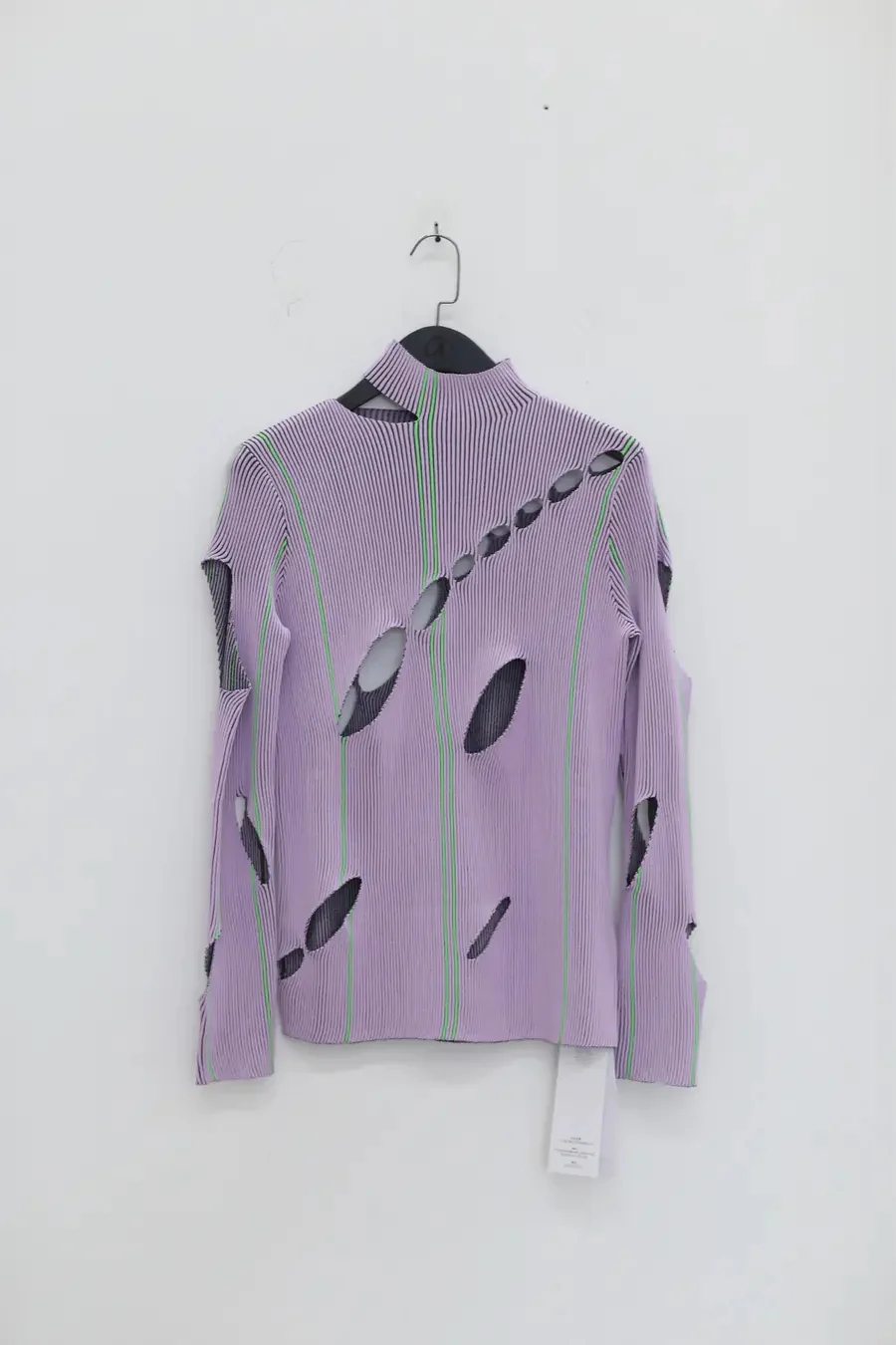 NAN KNITS ripped sweater 21021956 purple