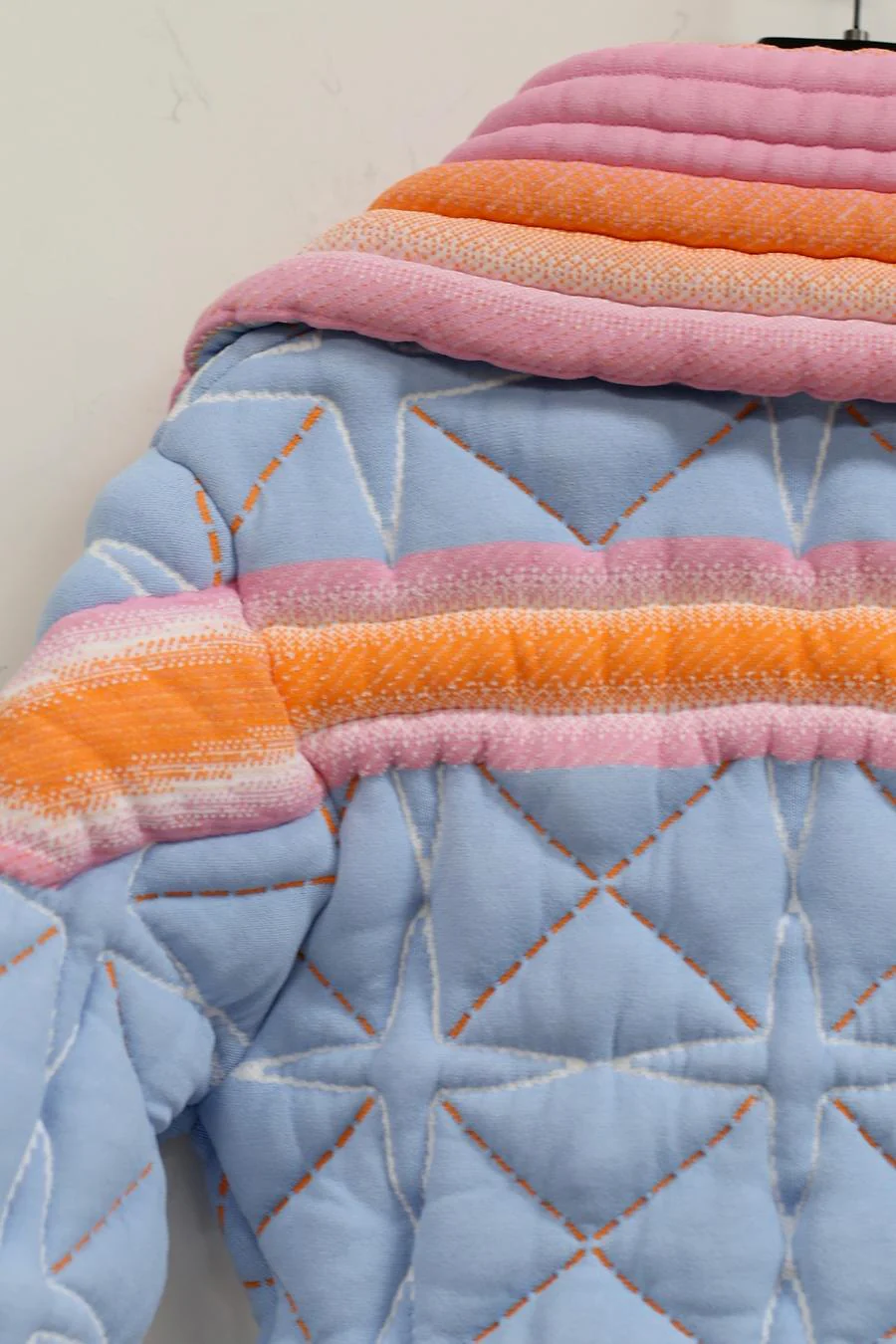 NAN KNITS star-patterned blouse 22011108 light blue - Image 3
