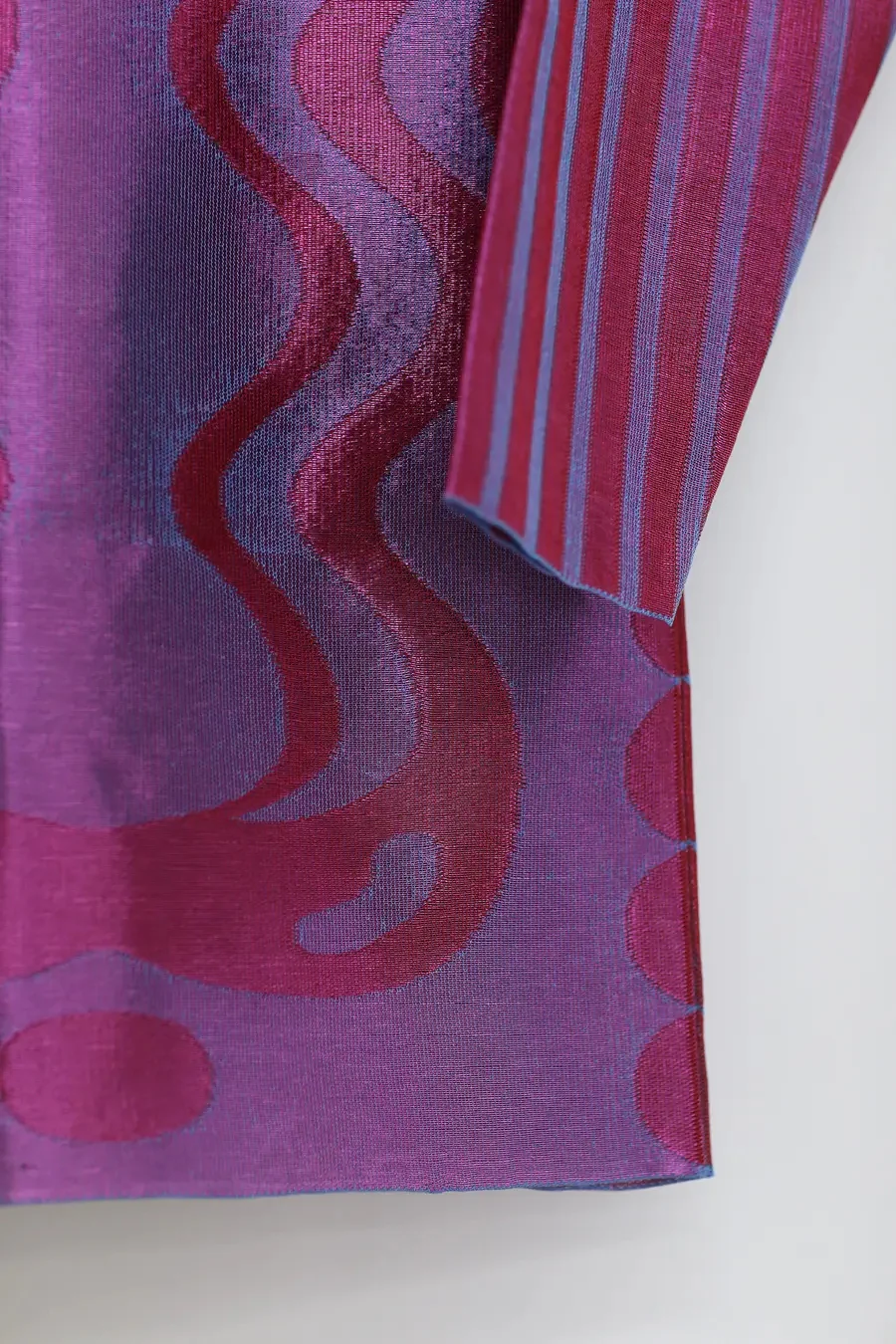 NAN KNITS woven coat 21021839 purple - Image 4