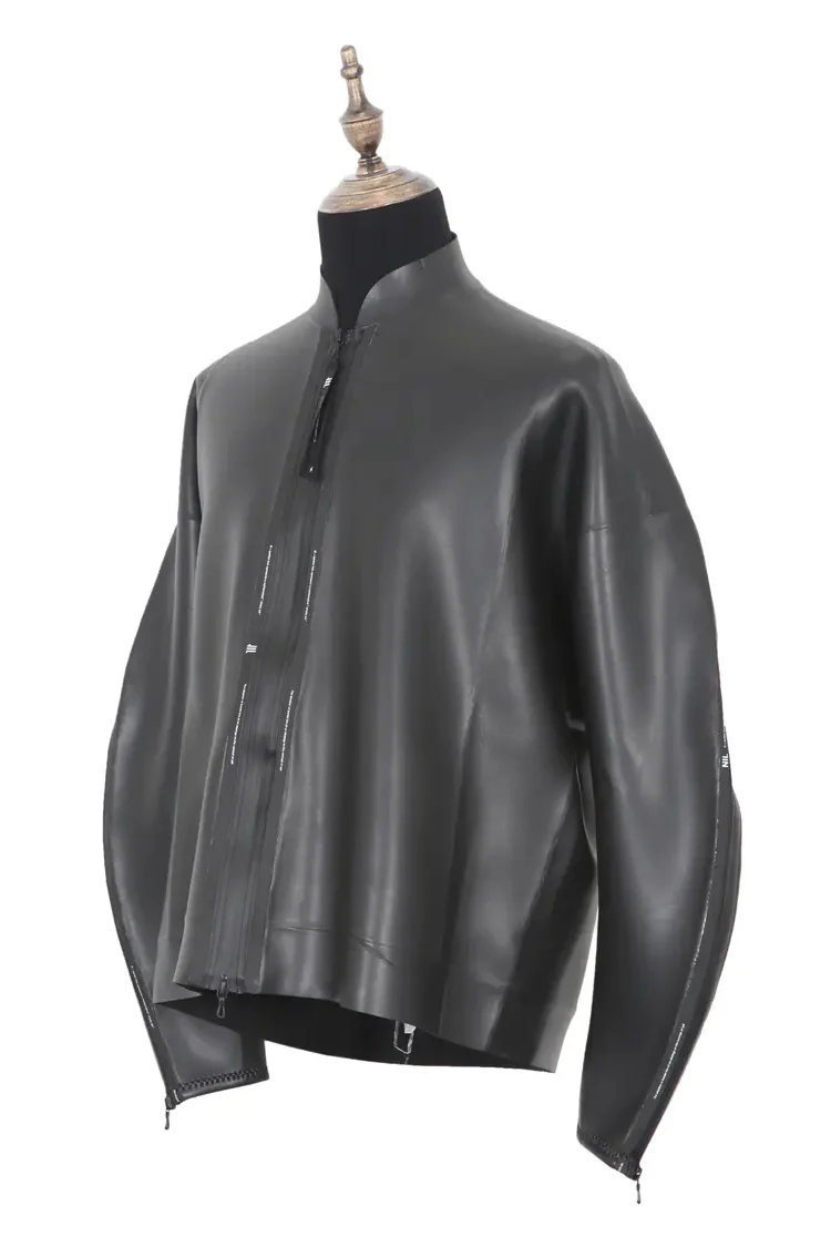 nilos leather jacket 640BLM3 - Image 2