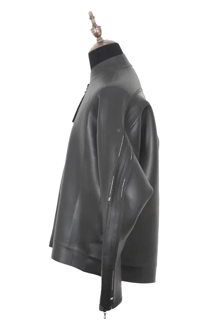 nilos leather jacket 640BLM3 - Image 3