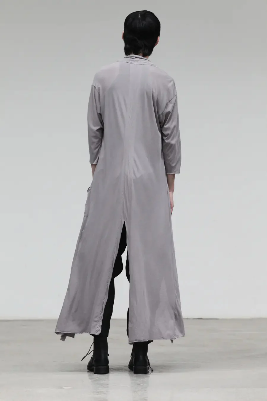 Nude Long Cardigan-Grey NH-1202 LONG CARDIGAN UNI - Image 4