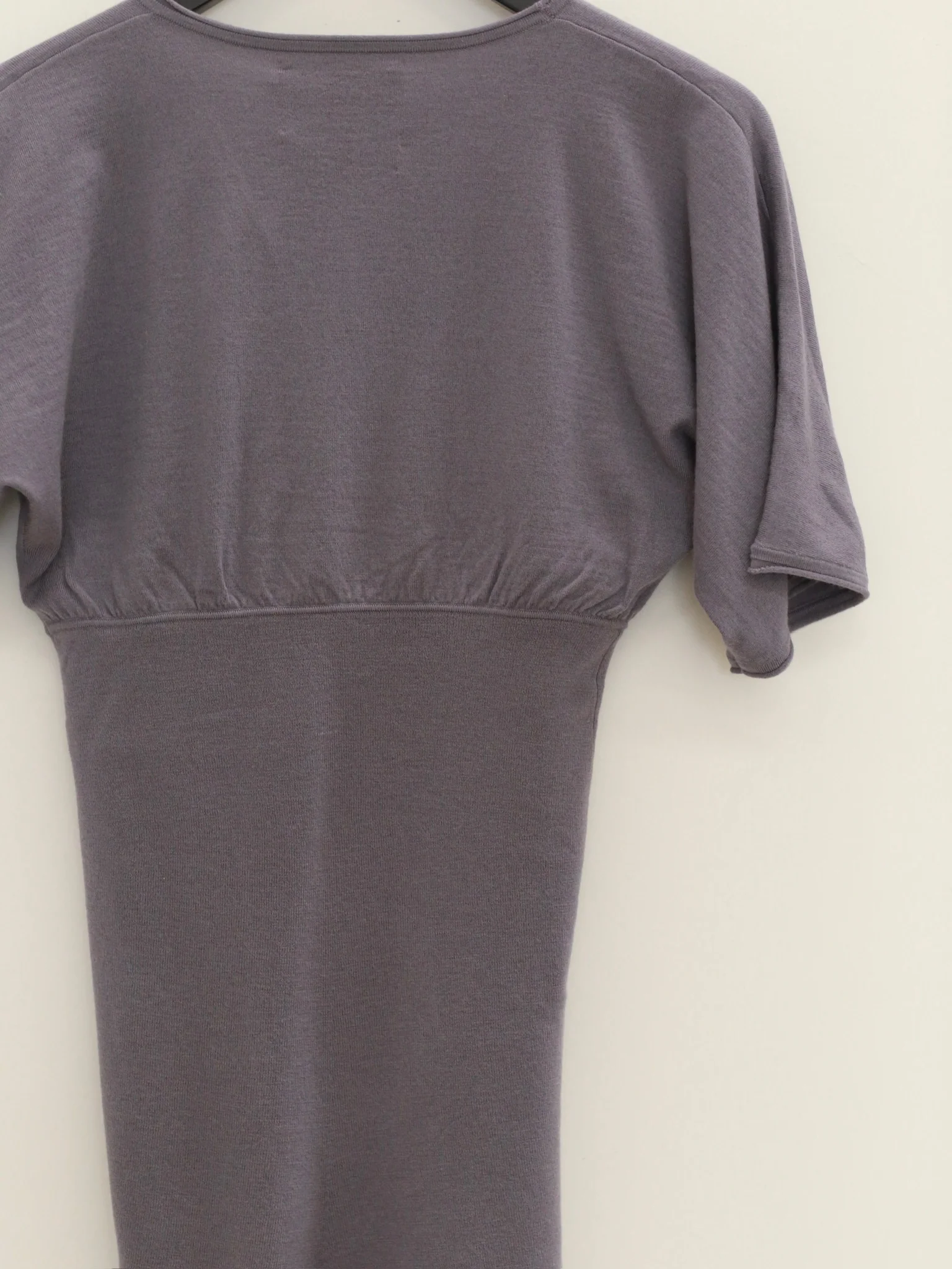 o cloche code 25 Fall/Winter Butterfly Sleeve Bodysuit, Merino Wool Knit, OCC-OH01L860-FGL, French Blue - Image 5