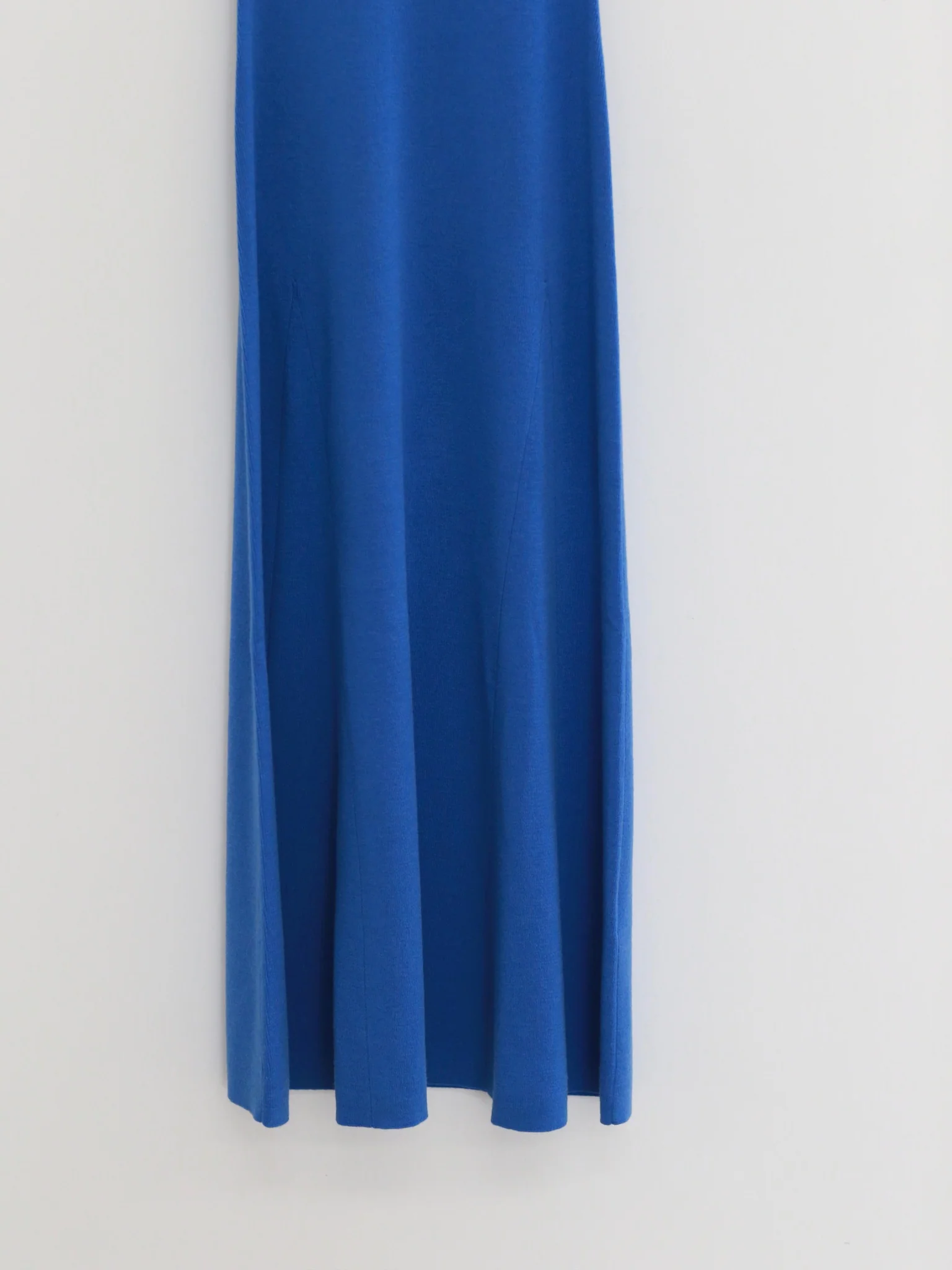 o cloche code 25 Fall/Winter, Button-down Long Dress in Merino Wool Knit OCC-OH01Q856-KQS PAON Peacock Blue - Image 3