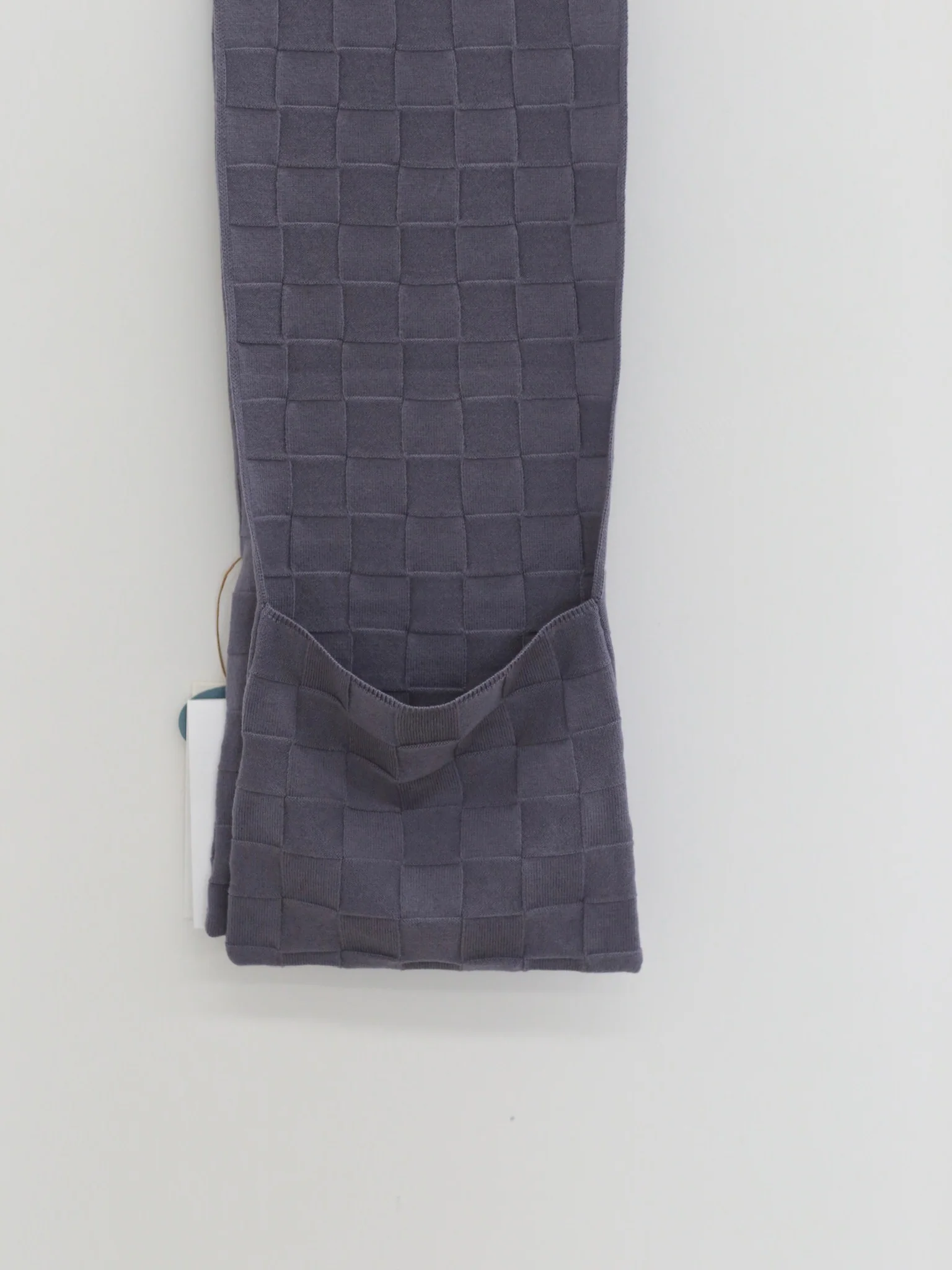 o cloche code 25 Fall/Winter checkered pocket scarf OCC-OH01S901-FGL FRANCE French blue - Image 3