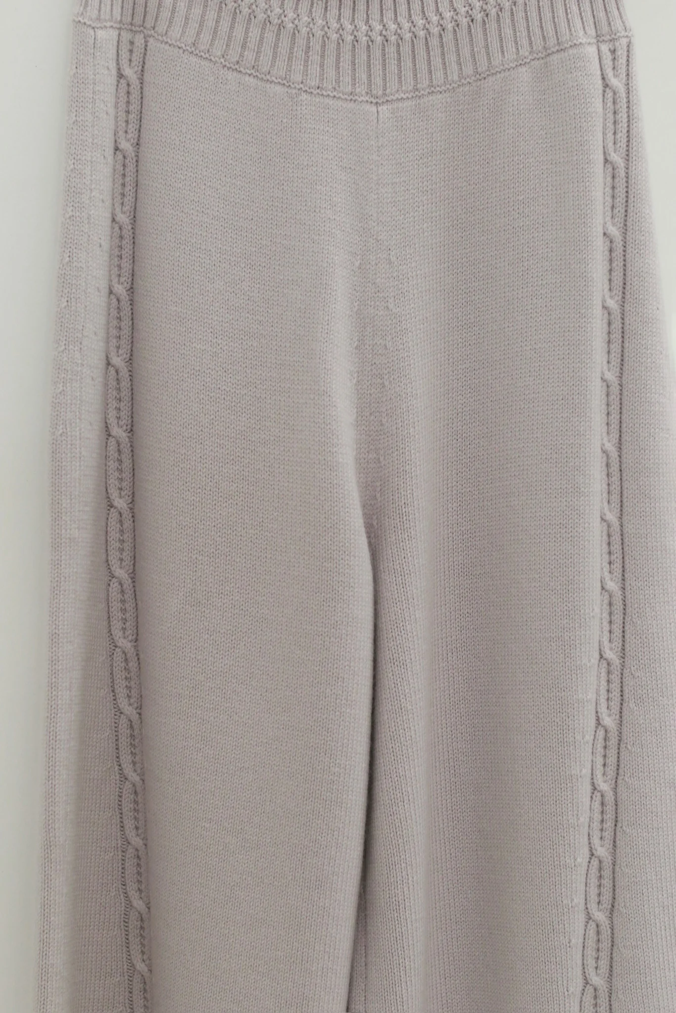o cloche code 25 Fall/Winter Chunky Knit Cable Knit Lantern Pants OCC-OH01P892-YB POLAR Silver White - Image 2