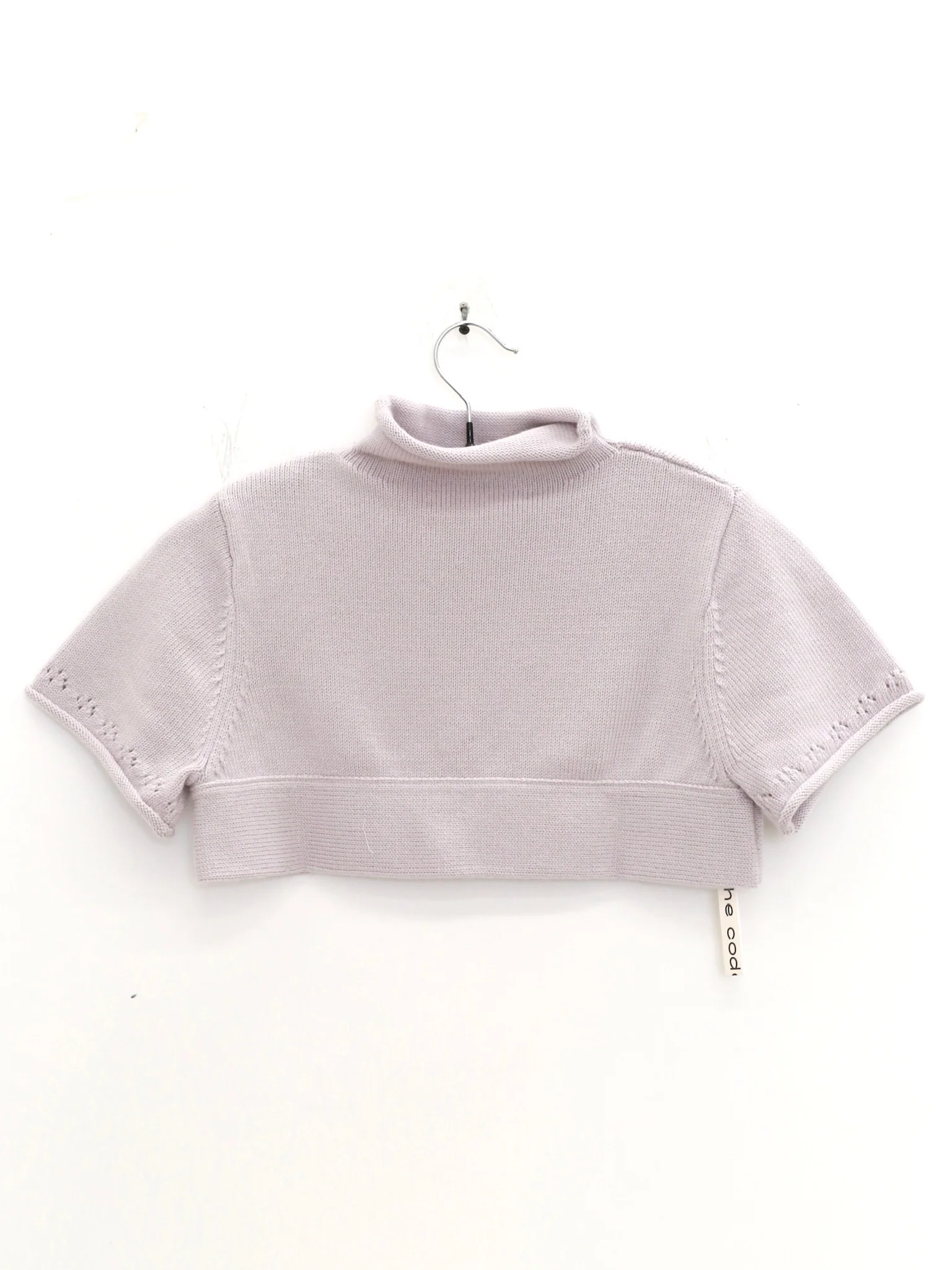 o cloche code 25 Fall/Winter Chunky Knit Short Cardigan OCC-OH01T889-YB POLAR Silver White - Image 7