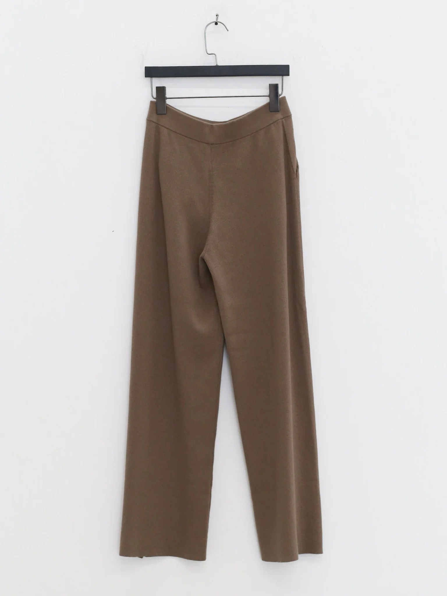 o cloche code 25 Fall/Winter Cotton Cashmere Button-Up Knit Trousers Women's OCC-OH01P877-NHL MUDDY Mud Grey Green - Image 4