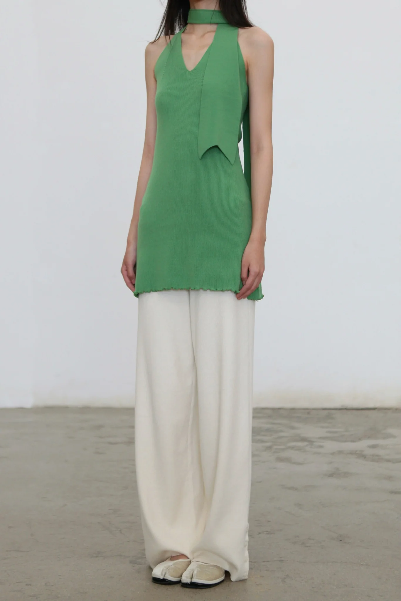 o cloche code halter neck dress OCC-OH01Q855-GPL melon green MELON - Image 2