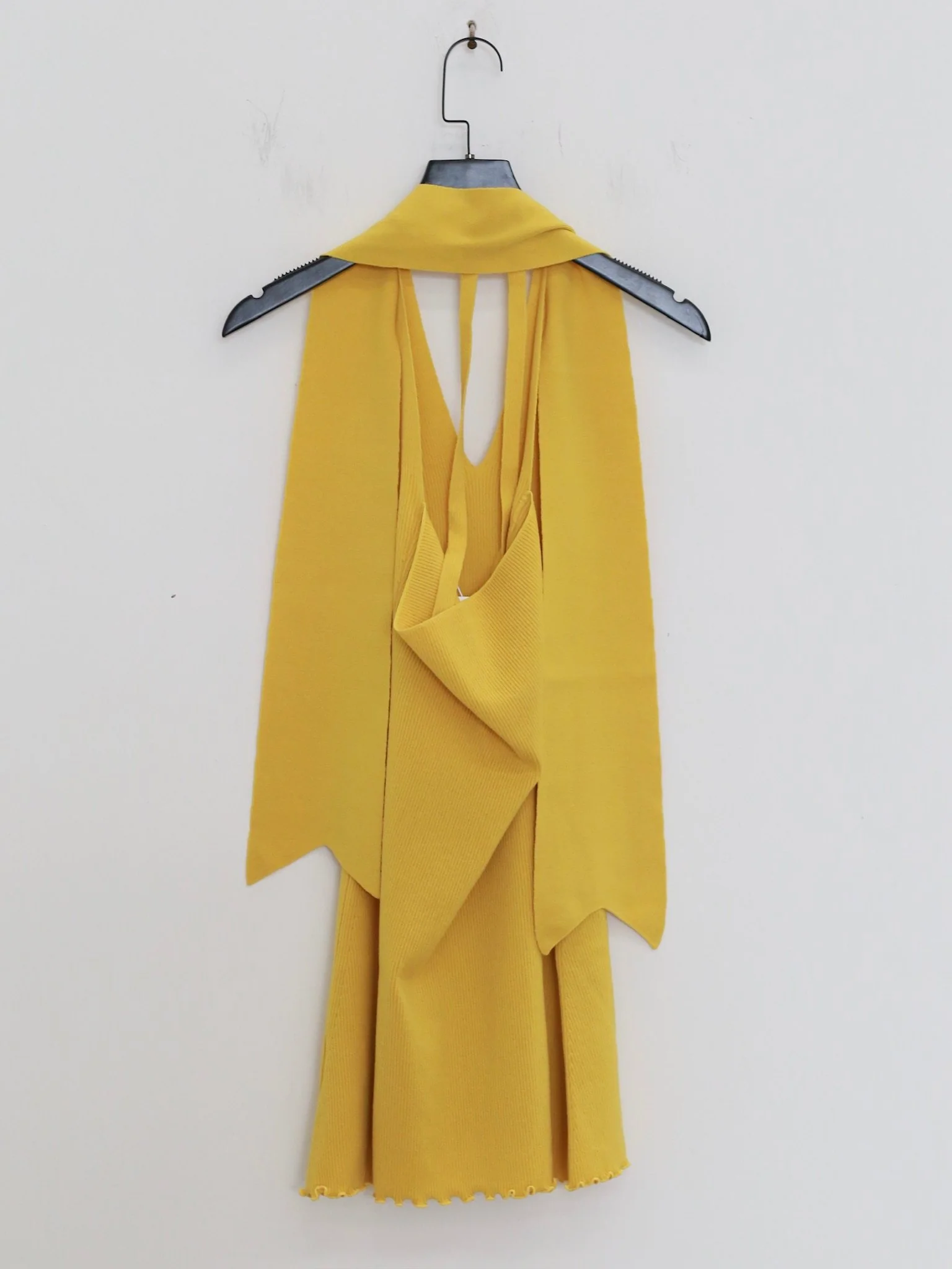 o cloche code halter neck dress OCC-OH01Q855-HUANG Yellow - Image 6