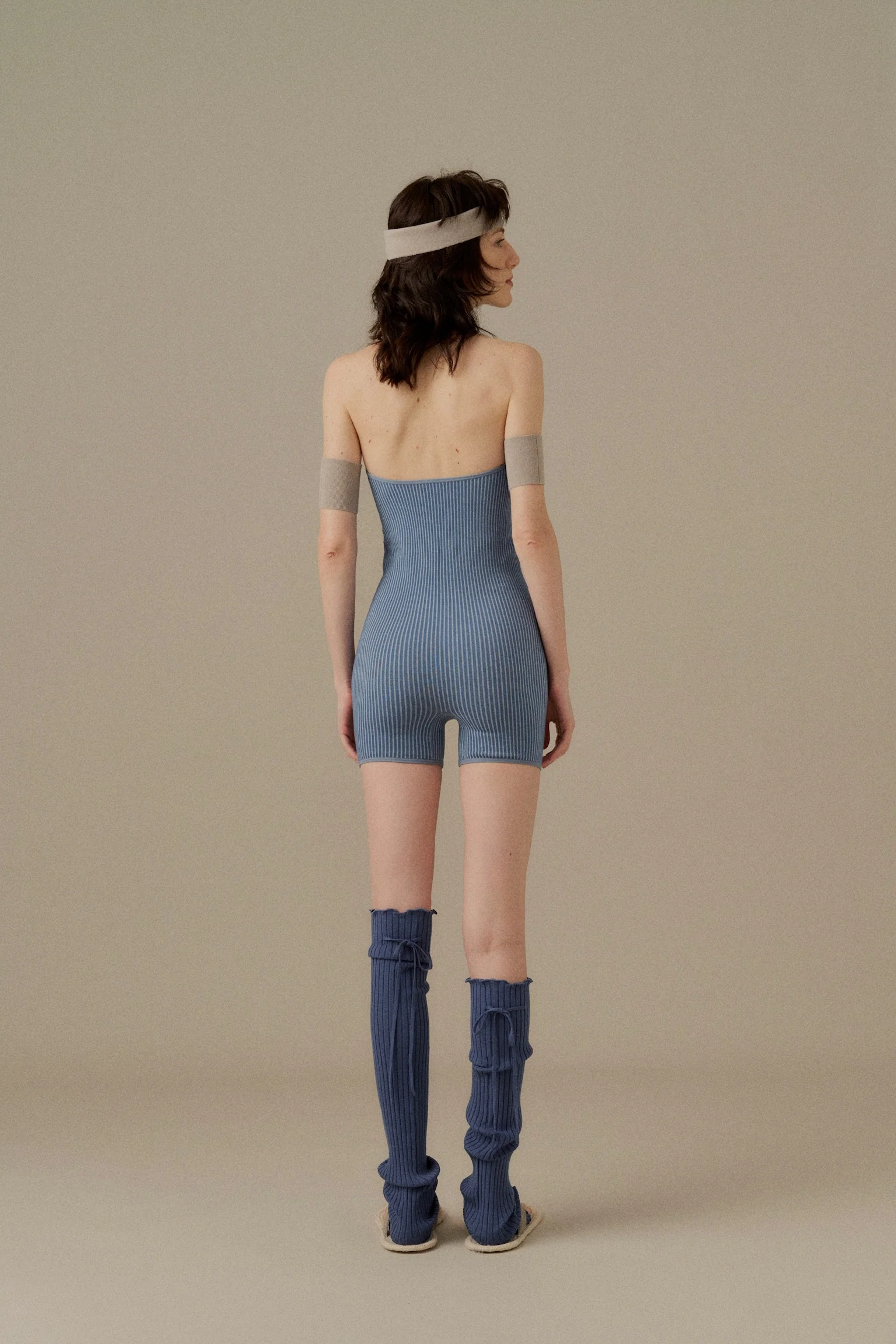 o cloche code wool bamboo fiber sports bodysuit OCC-OY01L500-WL misty blue OCEANA - Image 5