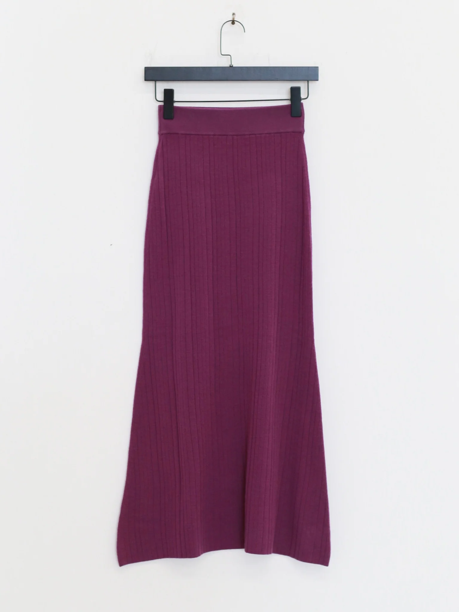 o cloche code wool knit curved midi skirt OCC-OH01Q801-GDZ classic purple FIALA - Image 10