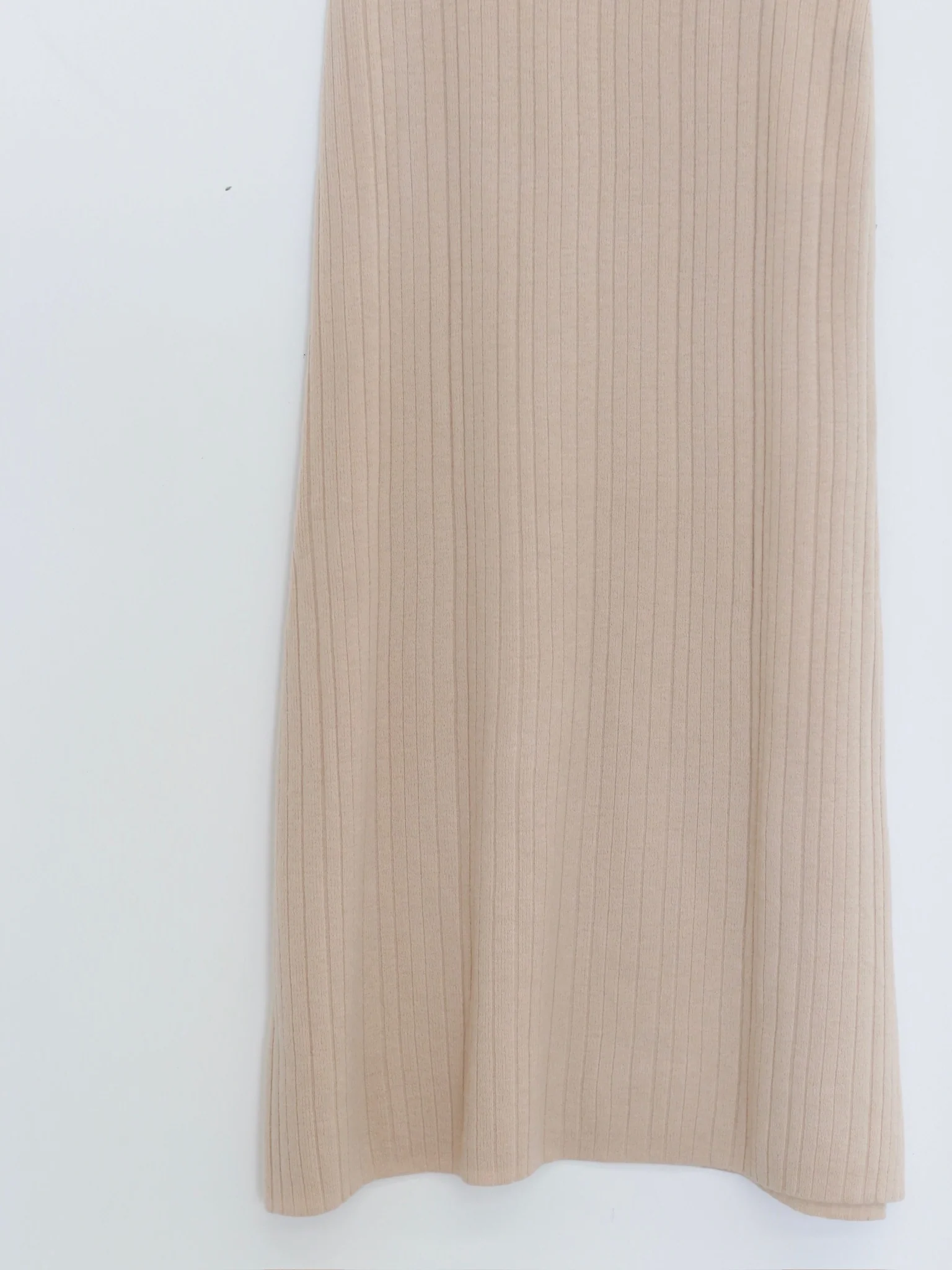o cloche code wool knit curved midi skirt OCC-OH01Q801-LSM lace beige LACE - Image 8