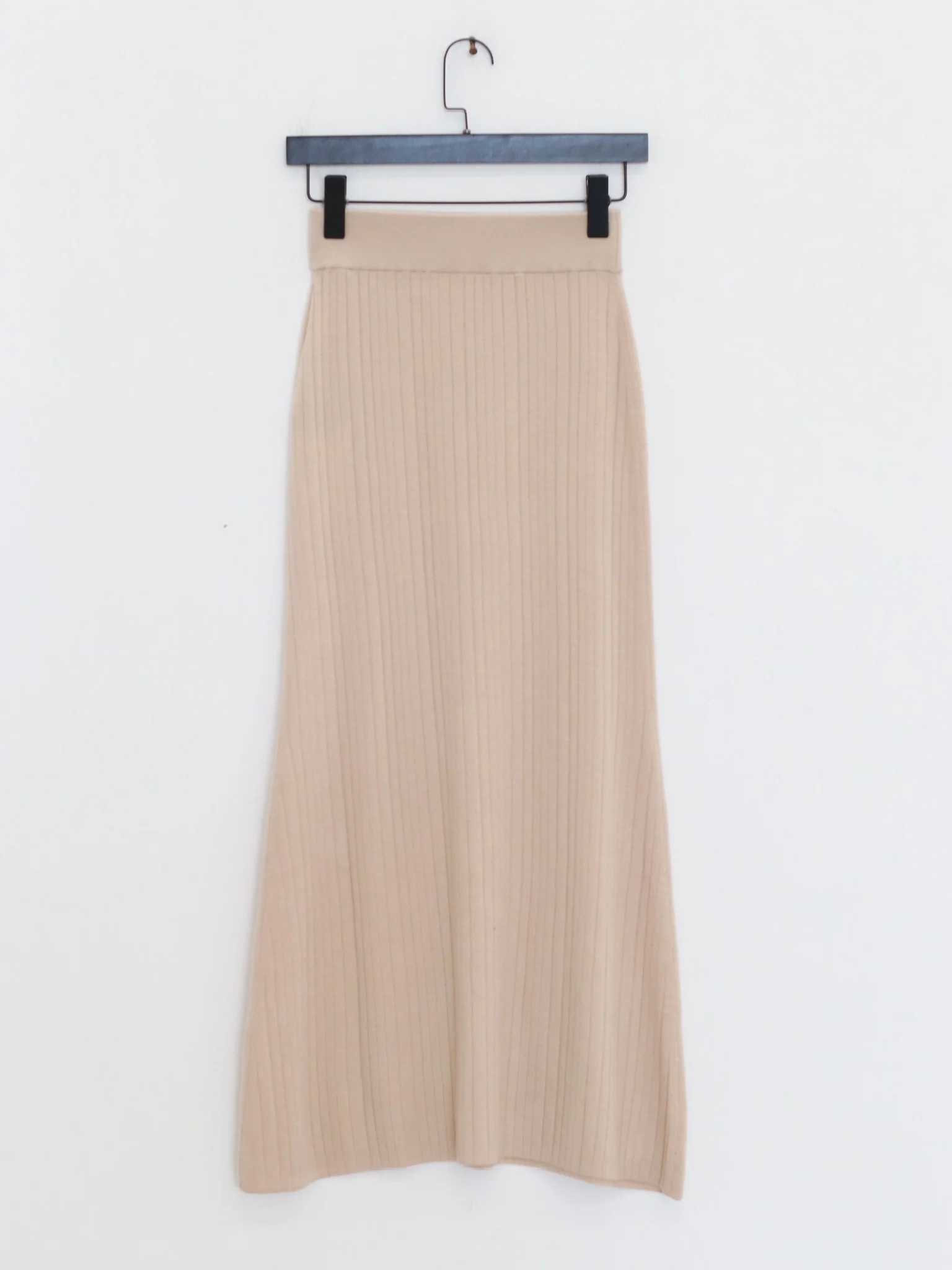 o cloche code wool knit curved midi skirt OCC-OH01Q801-LSM lace beige LACE - Image 9