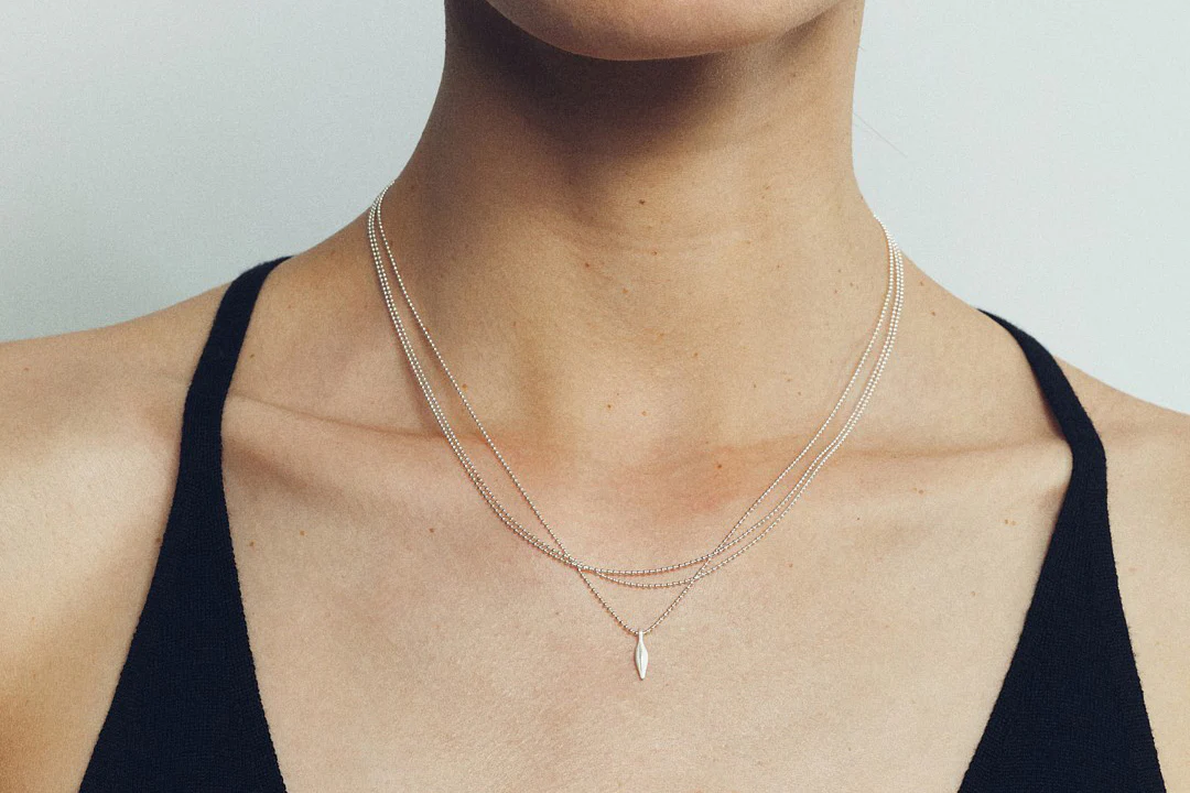 OLIO E ACETO 24 Autumn and Winter Sterling Silver Wheat Pendant Necklace OLIO-OA11N16-YIN Silver - Image 6